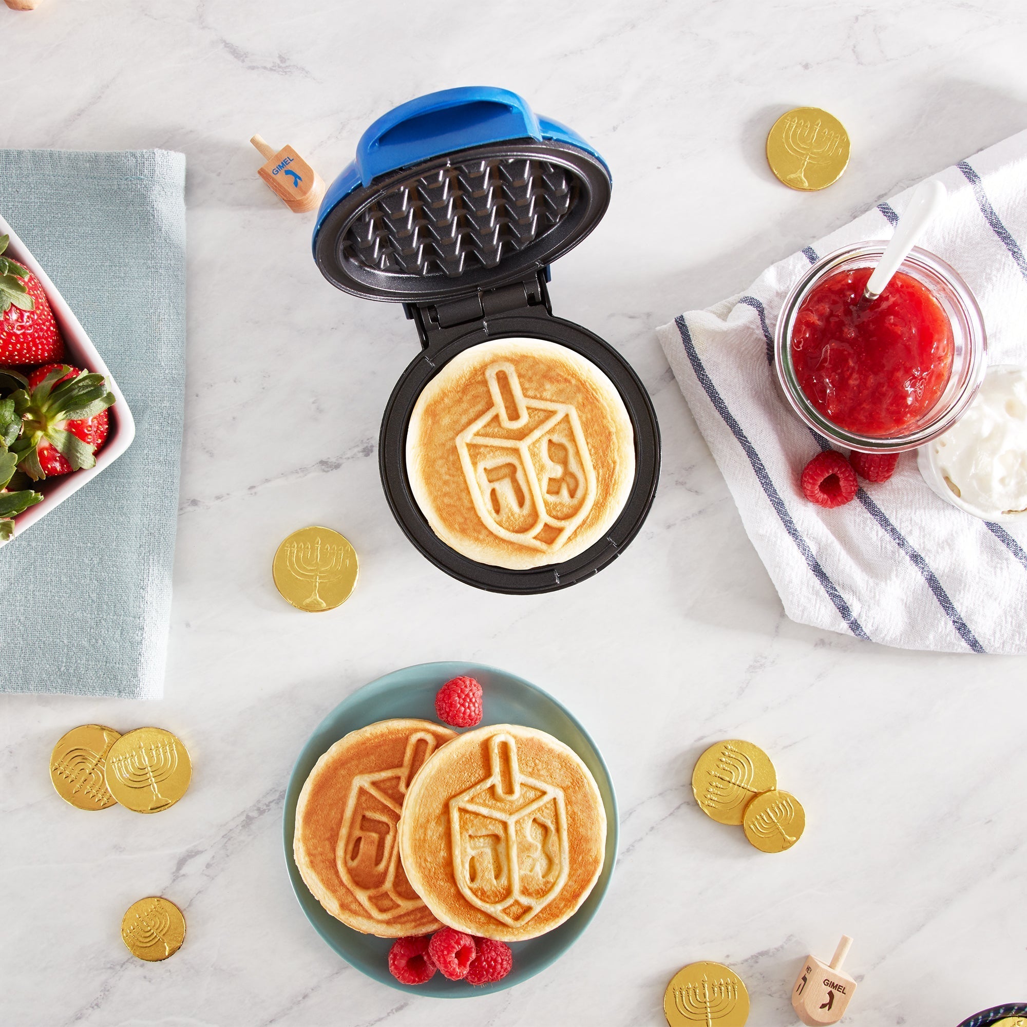 Dreidel Mini Waffle Maker K2