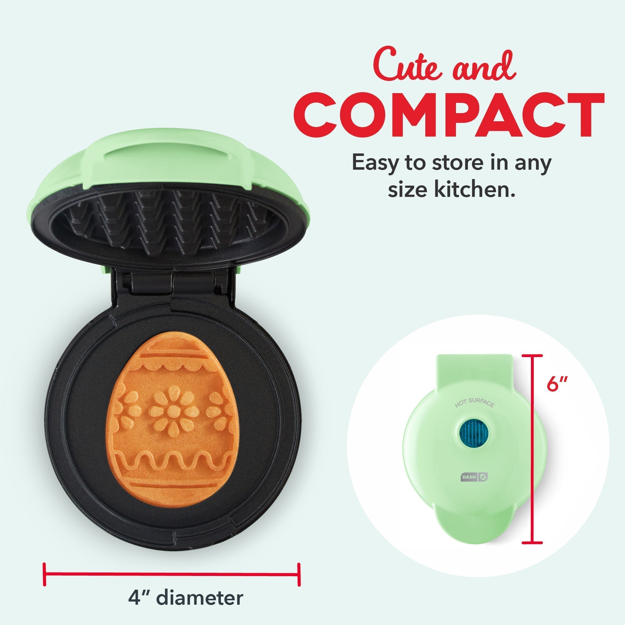 Easter Egg Mini Waffle Maker I6