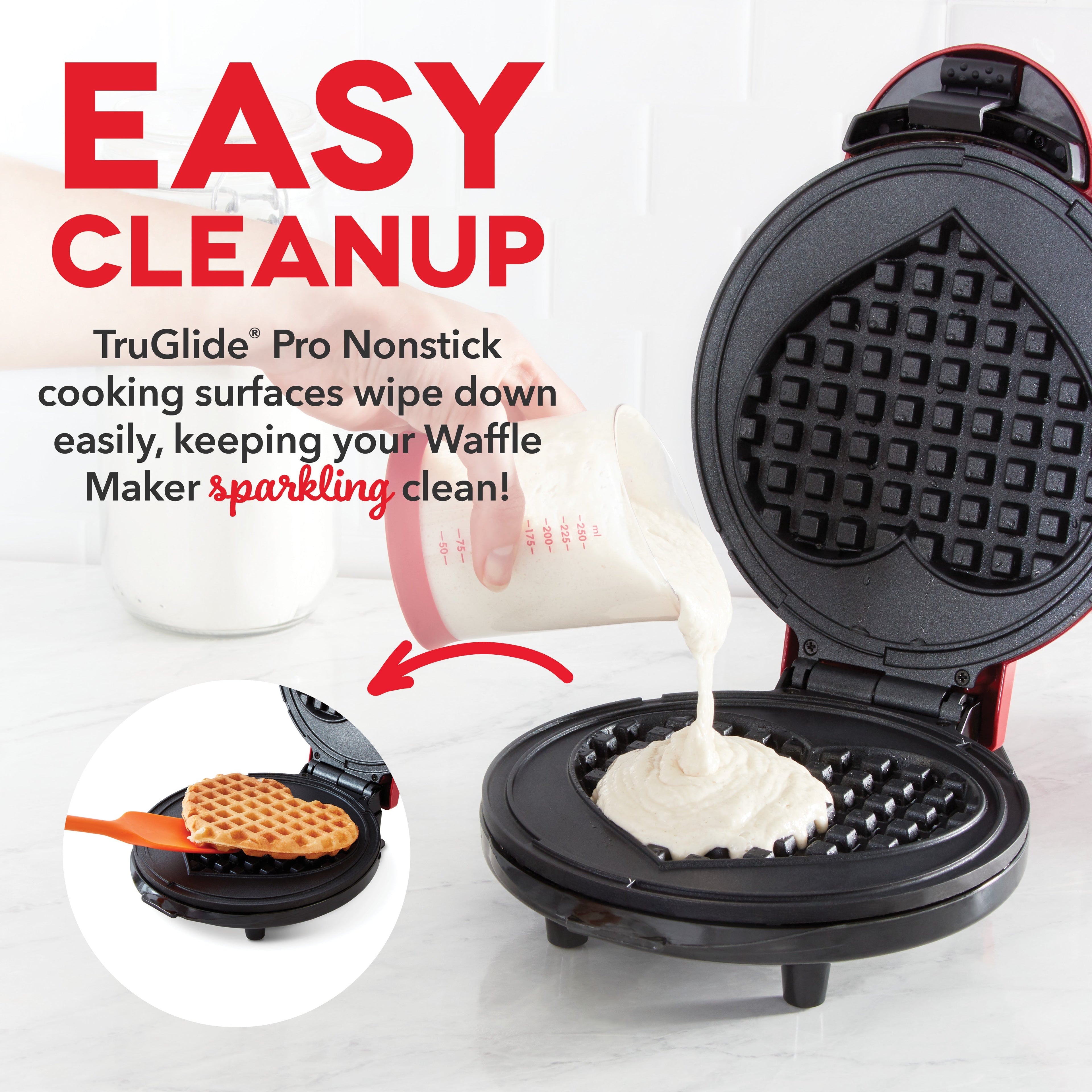 Express Heart Waffle Maker B4