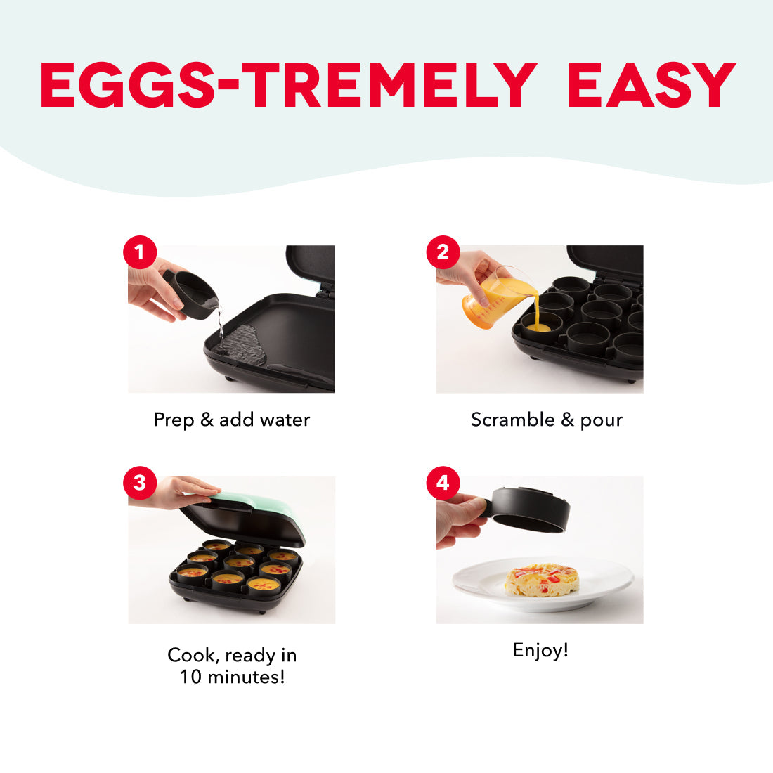 Family Size Egg Bite Maker D1