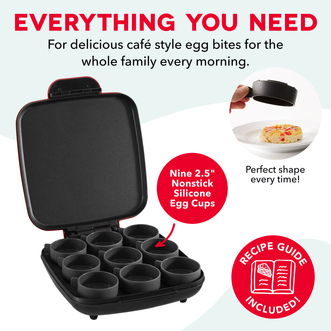 Family Size Egg Bite Maker D1