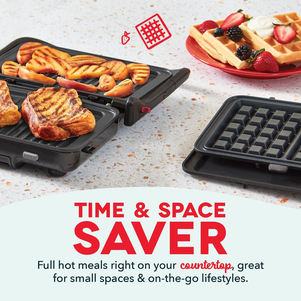 Flex Press Grill System 2pc Plate Pack Waffle X2