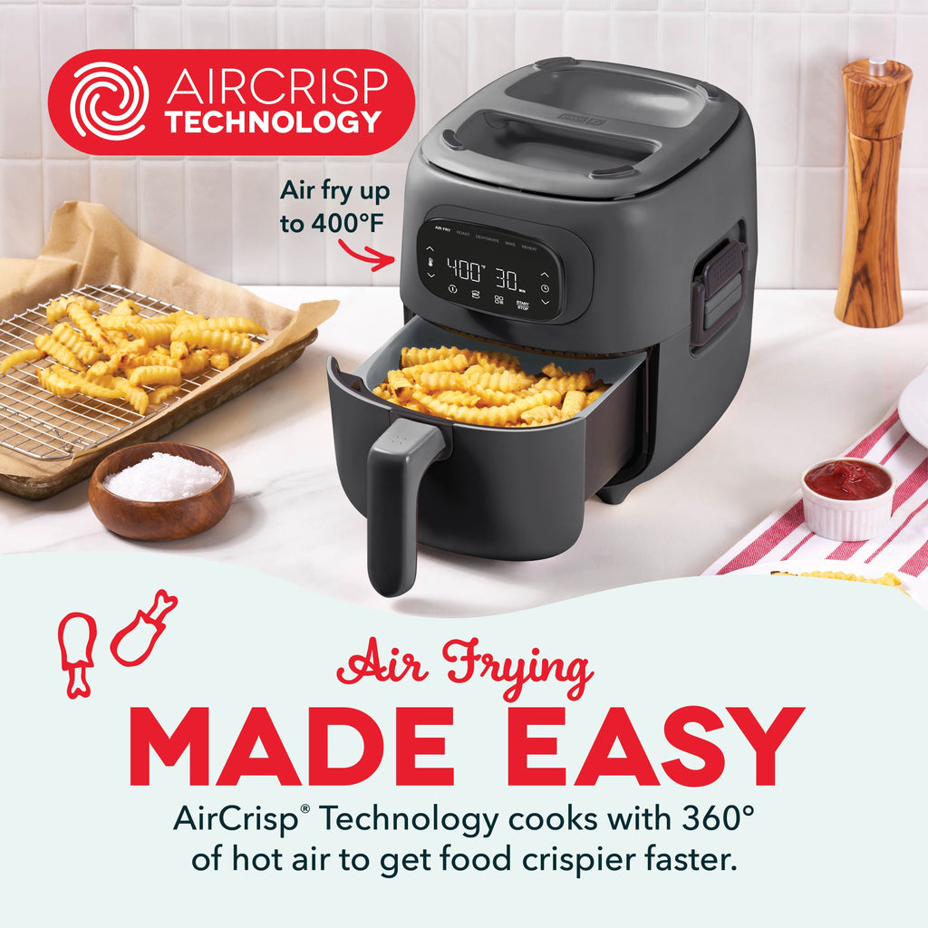 Flip & Fry Digital 2-in-1 Grill + Air Fryer Q4