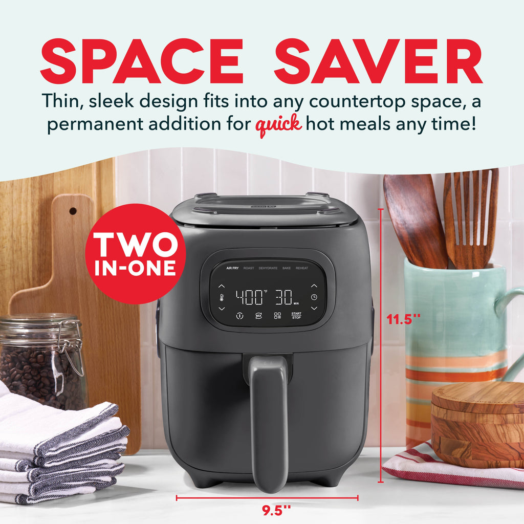 Flip & Fry Digital 2-in-1 Grill + Air Fryer Q4