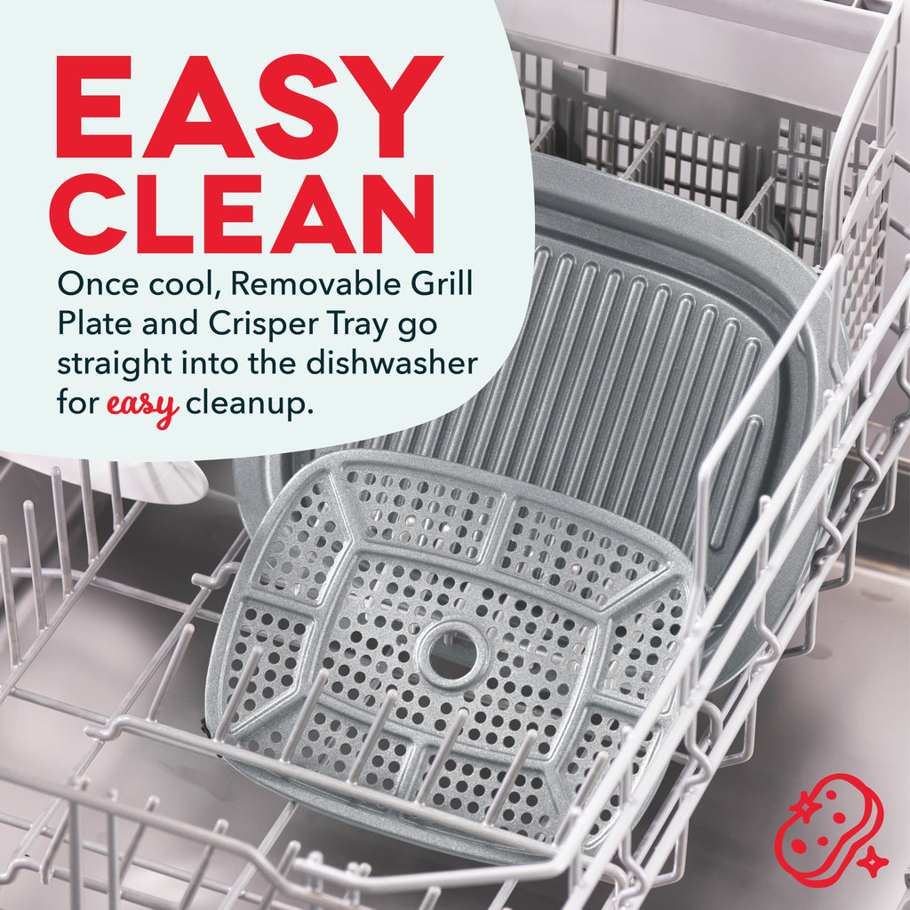 Flip & Fry Digital 2-in-1 Grill + Air Fryer Q4