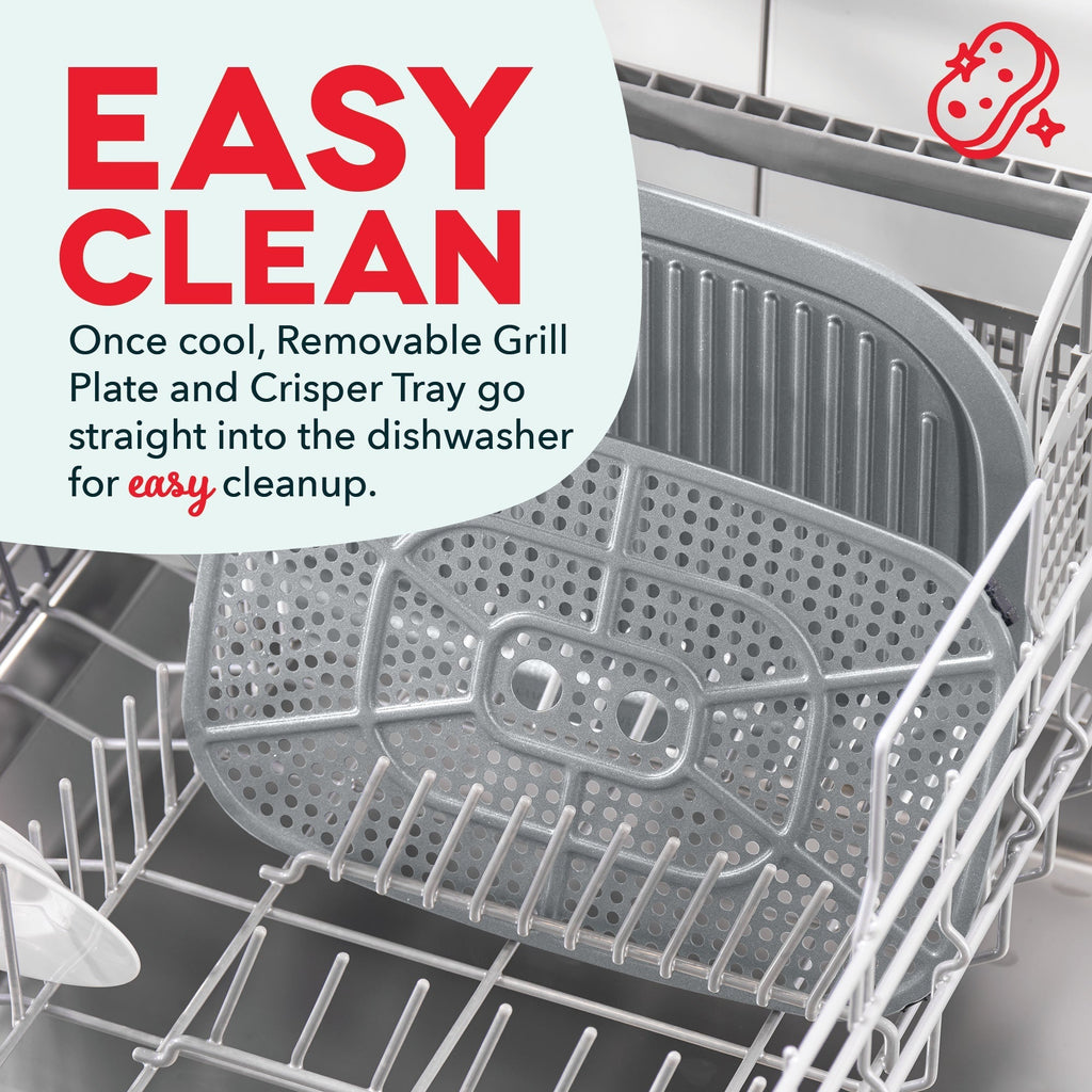 Flip & Fry Digital 2-in-1 Grill + Air Fryer Q4