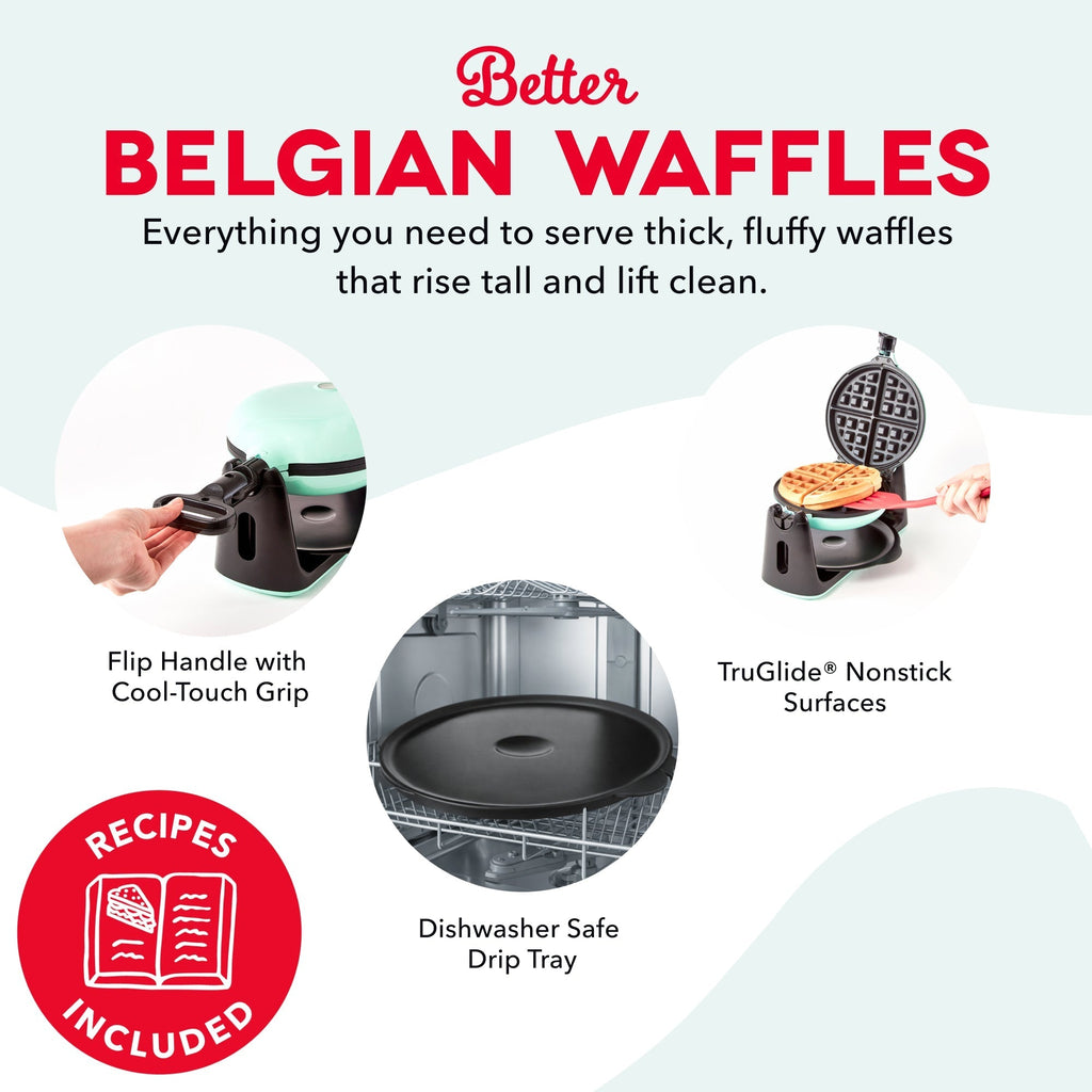 Flip Belgian Waffle Maker F0