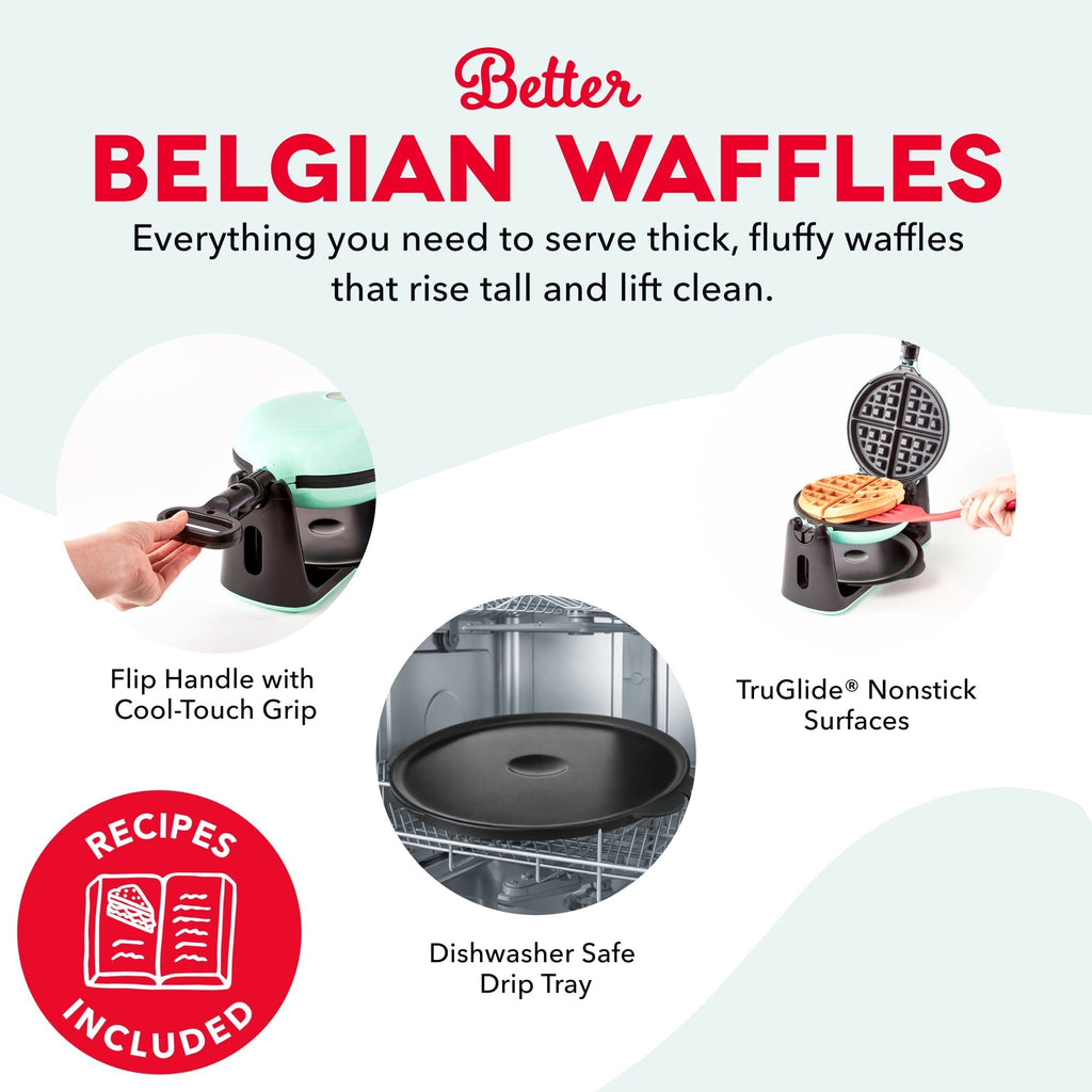 Flip Belgian Waffle Maker F0