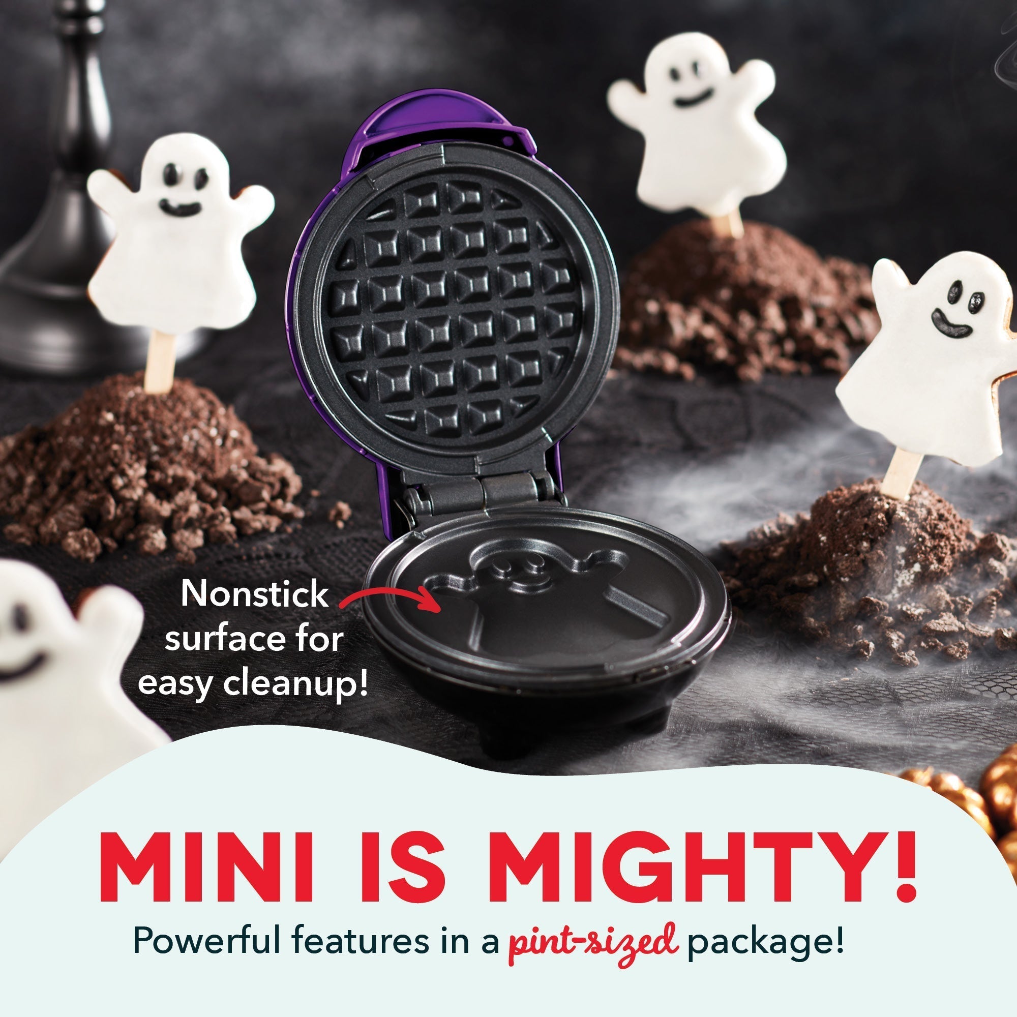 Ghost Mini Waffle Maker C7