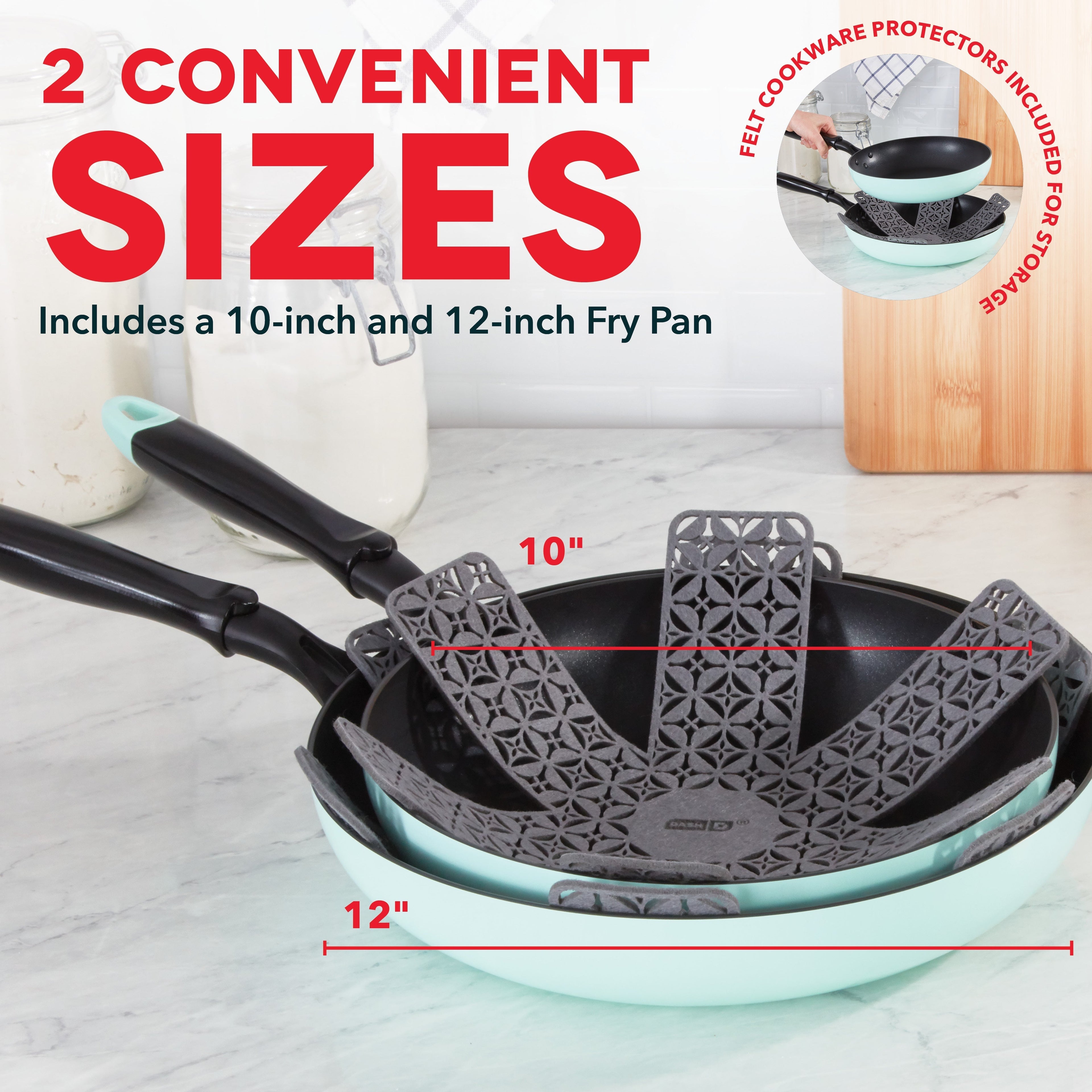 Hard Anodized 2pc Fry Pan Set E7