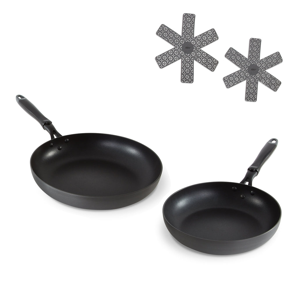 Hard Anodized 2pc Fry Pan Set E7
