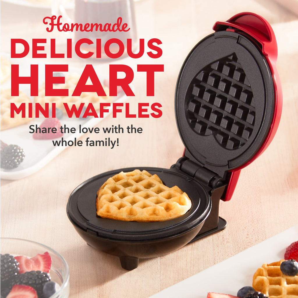 Heart Mini Waffle Maker O6