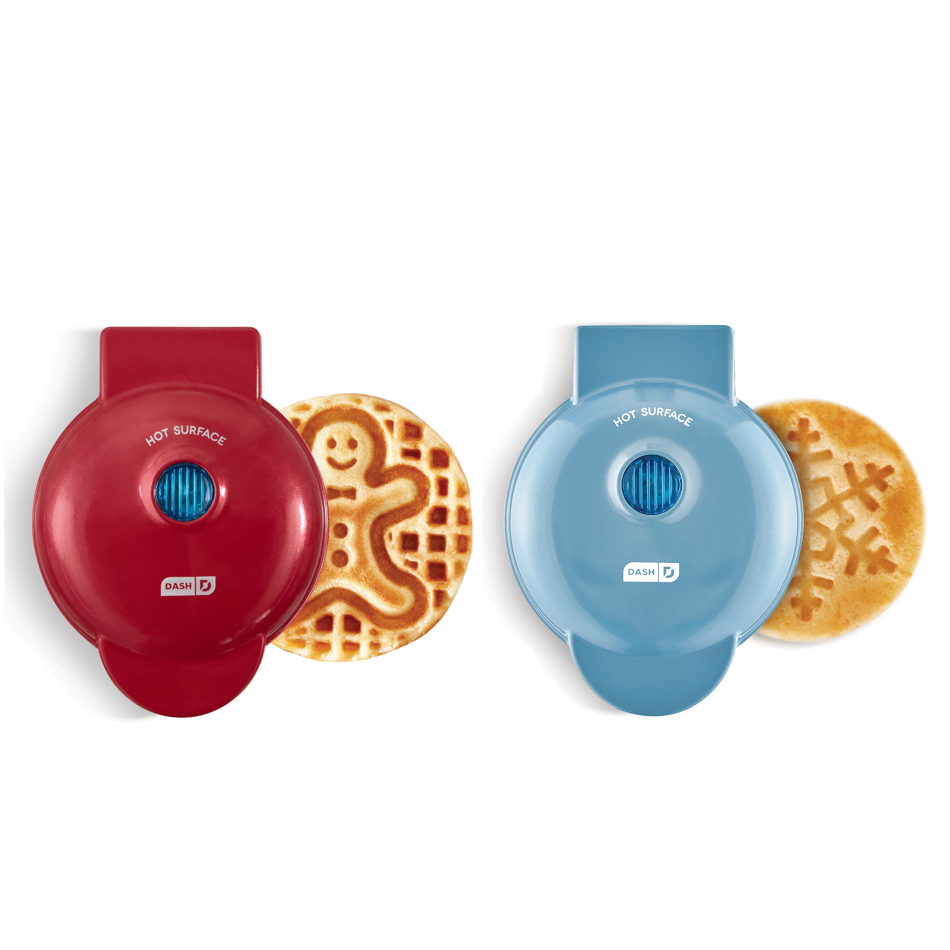 Holiday Mini Waffle Maker 2-Pack C1