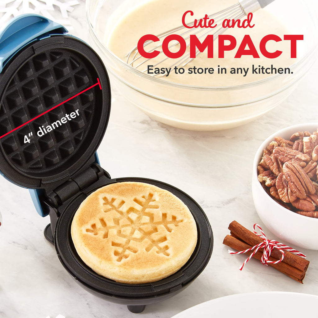 Holiday Mini Waffle Maker 2-Pack C1
