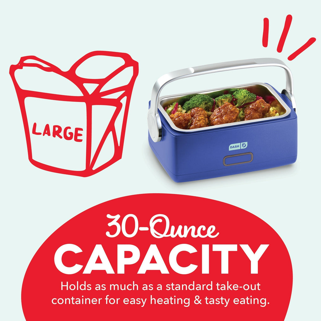 Hot2Go Electric Lunchbox (30 Ounce + Utensils) I2