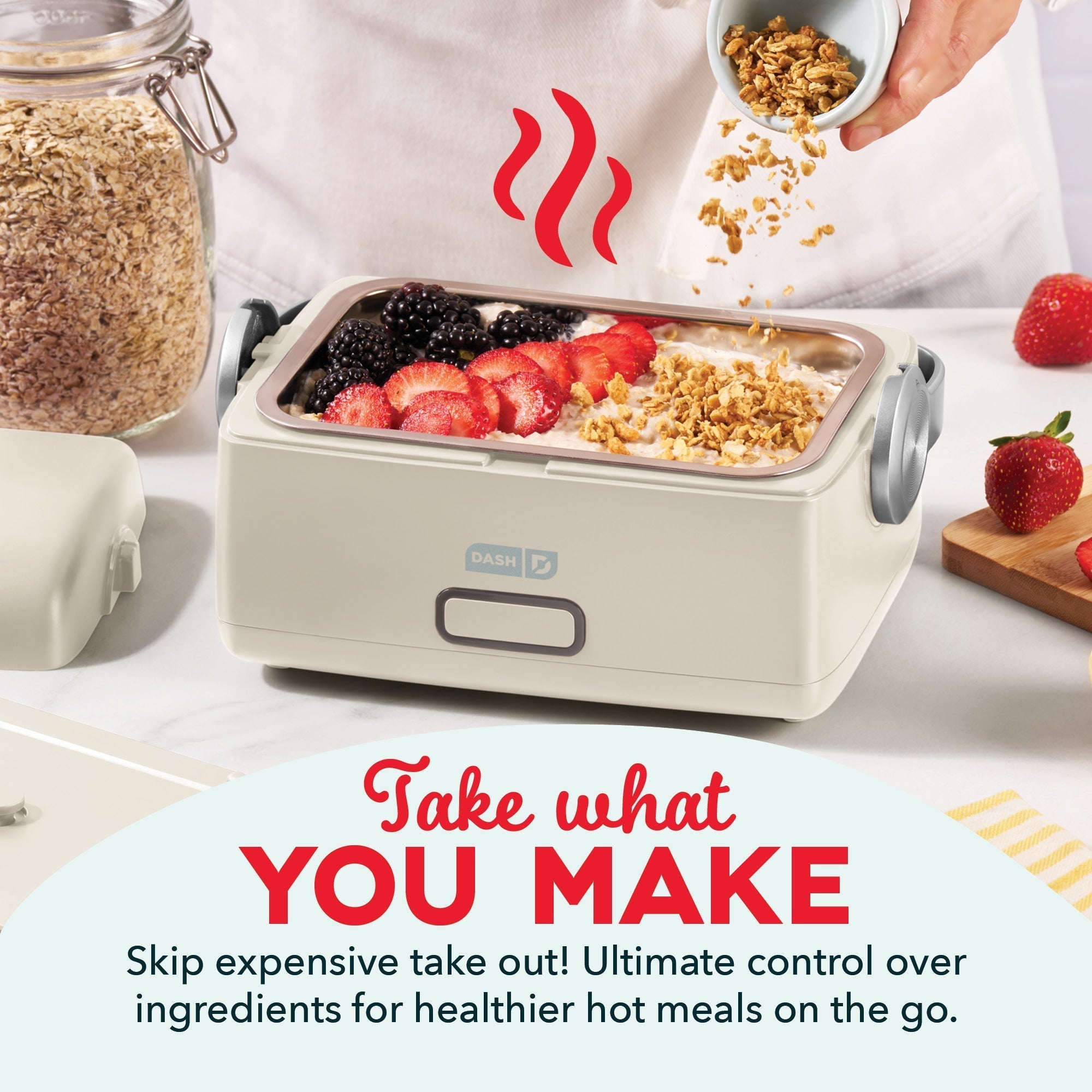 Hot2Go Electric Lunchbox (30 Ounce + Utensils) I2