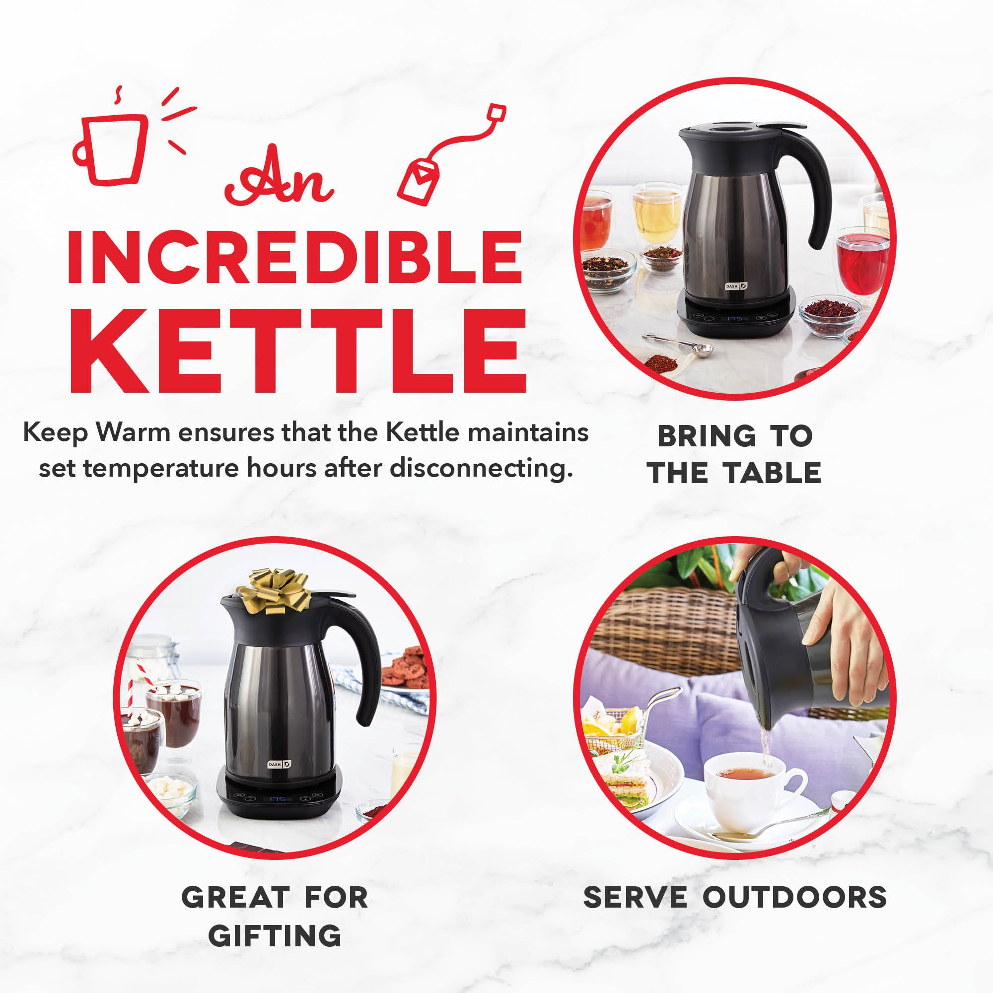 Insulated Electric Kettle D9