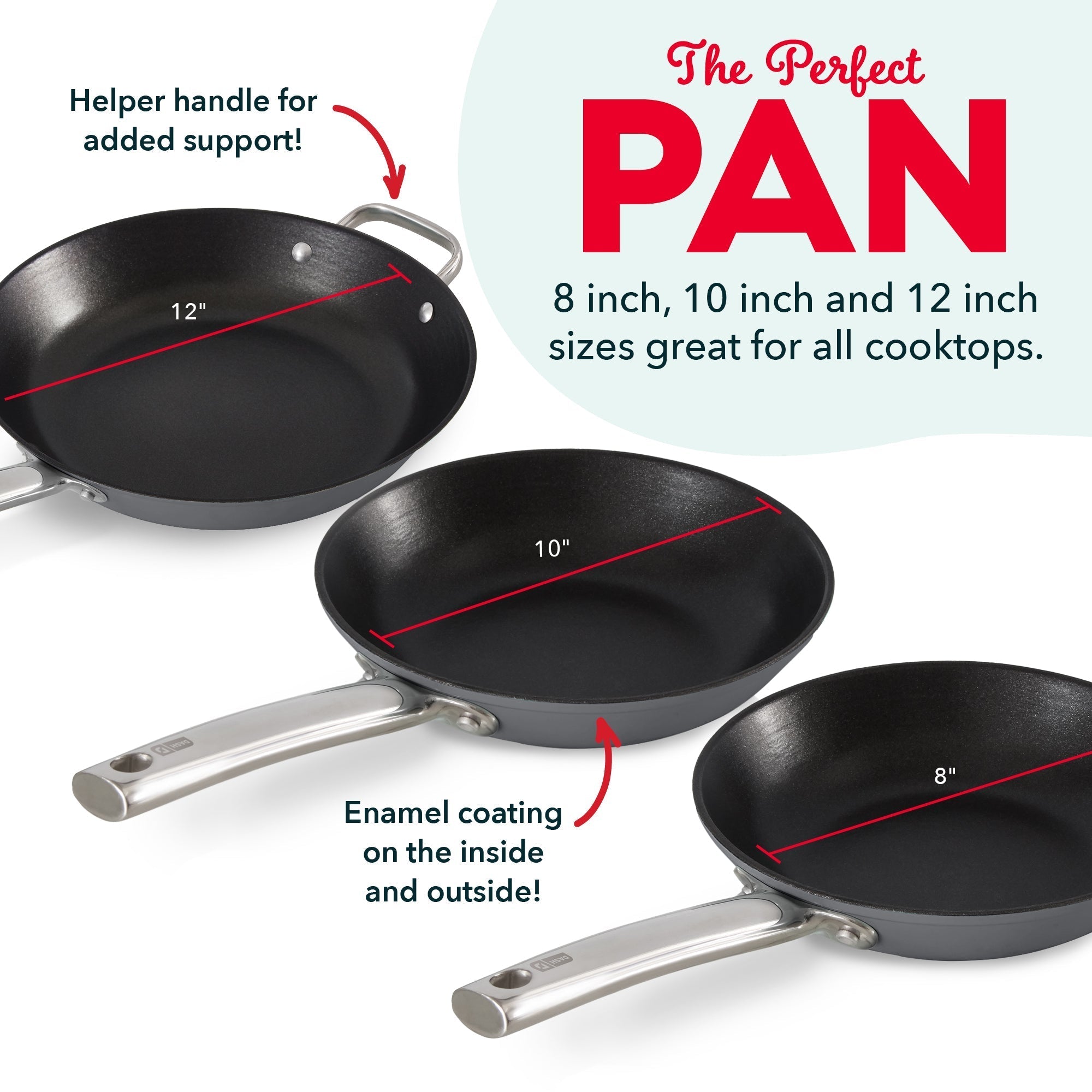 Lightweight Cast Iron Nonstick Pans Y8