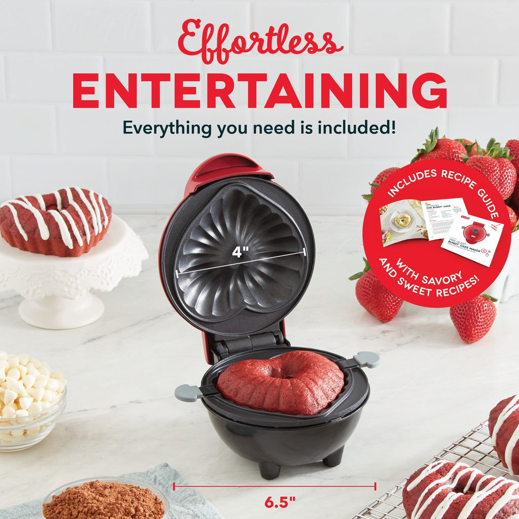 Mini Heart Bundt Cake Maker S8