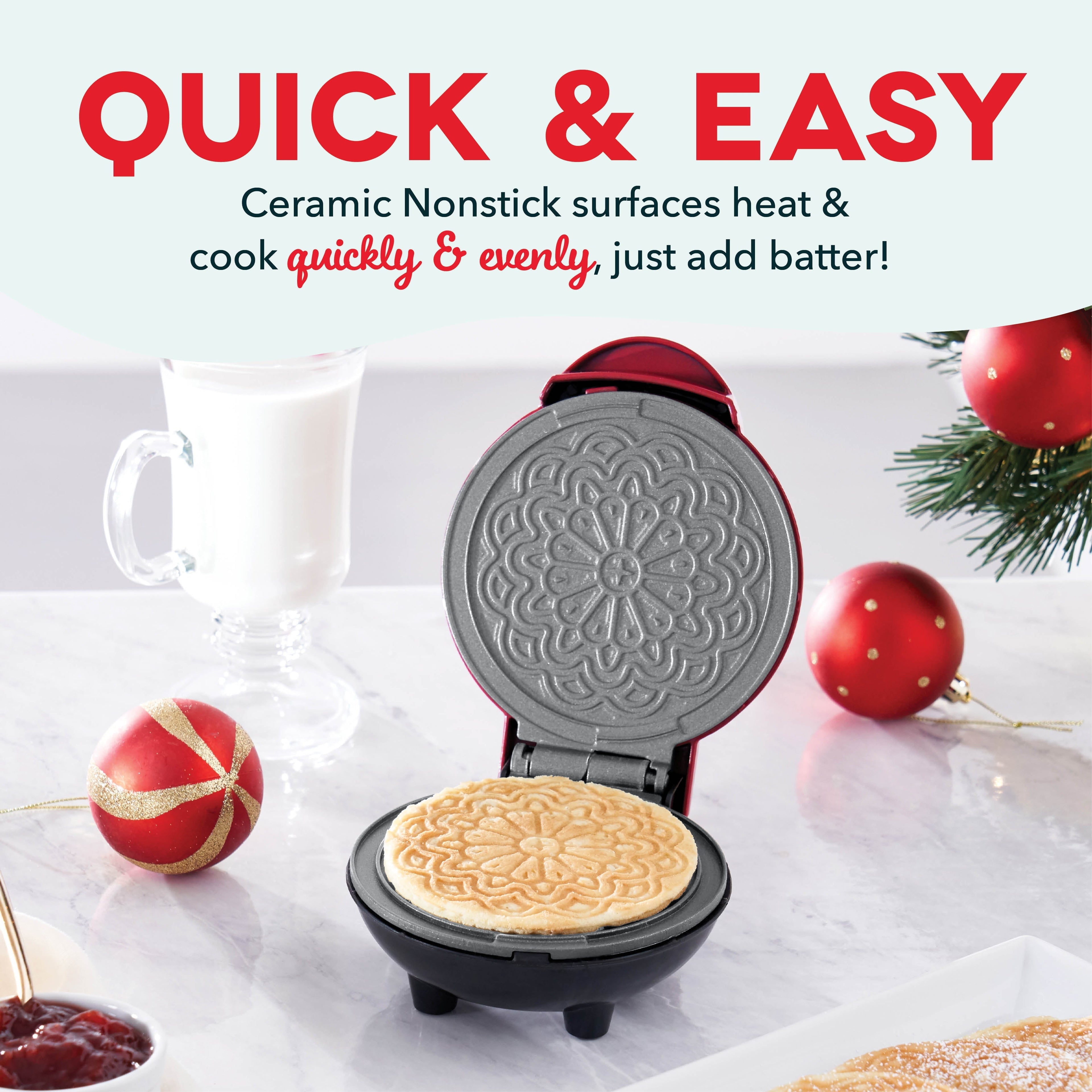 Mini Pizzelle Maker W1