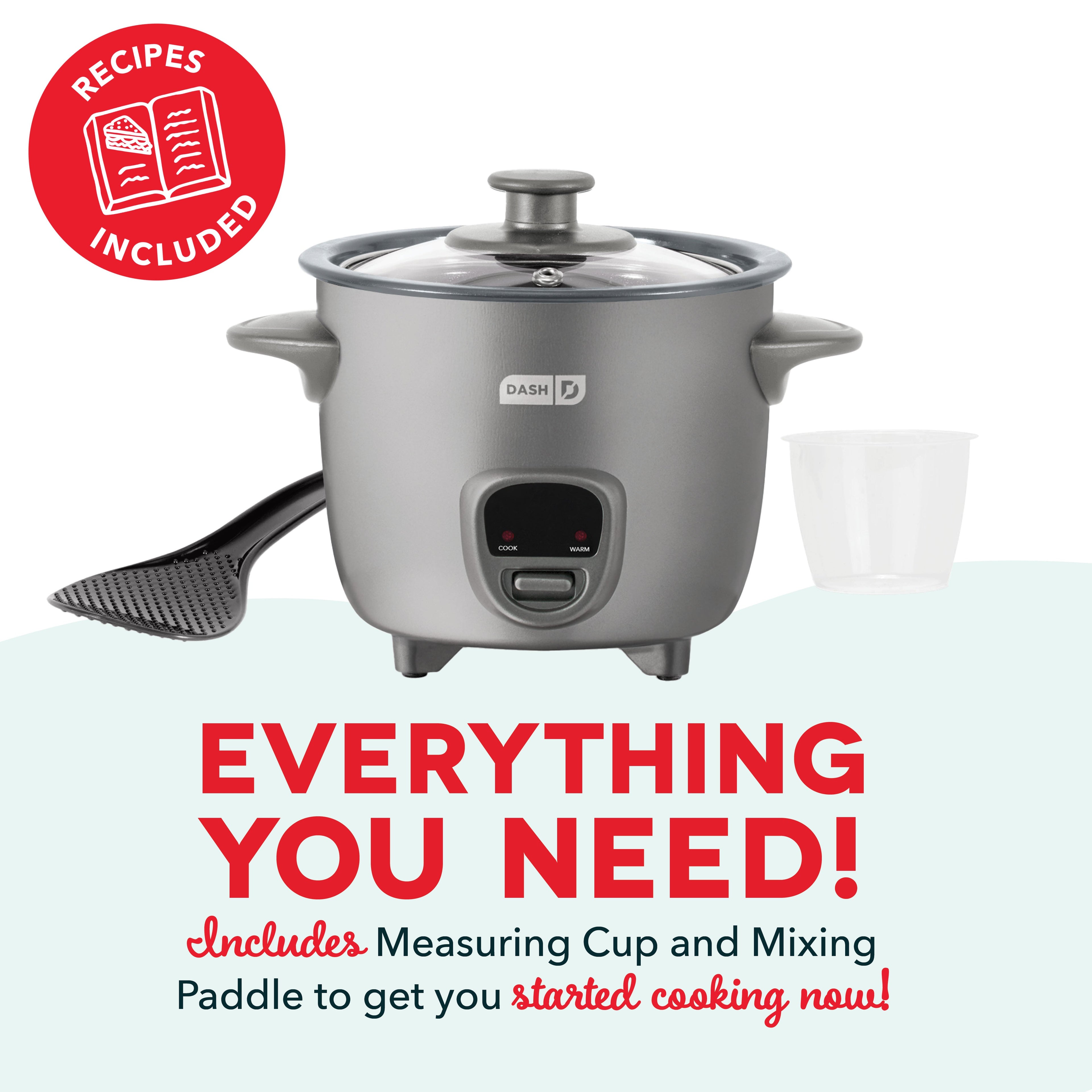 Mini Rice Cooker with Keep Warm W2