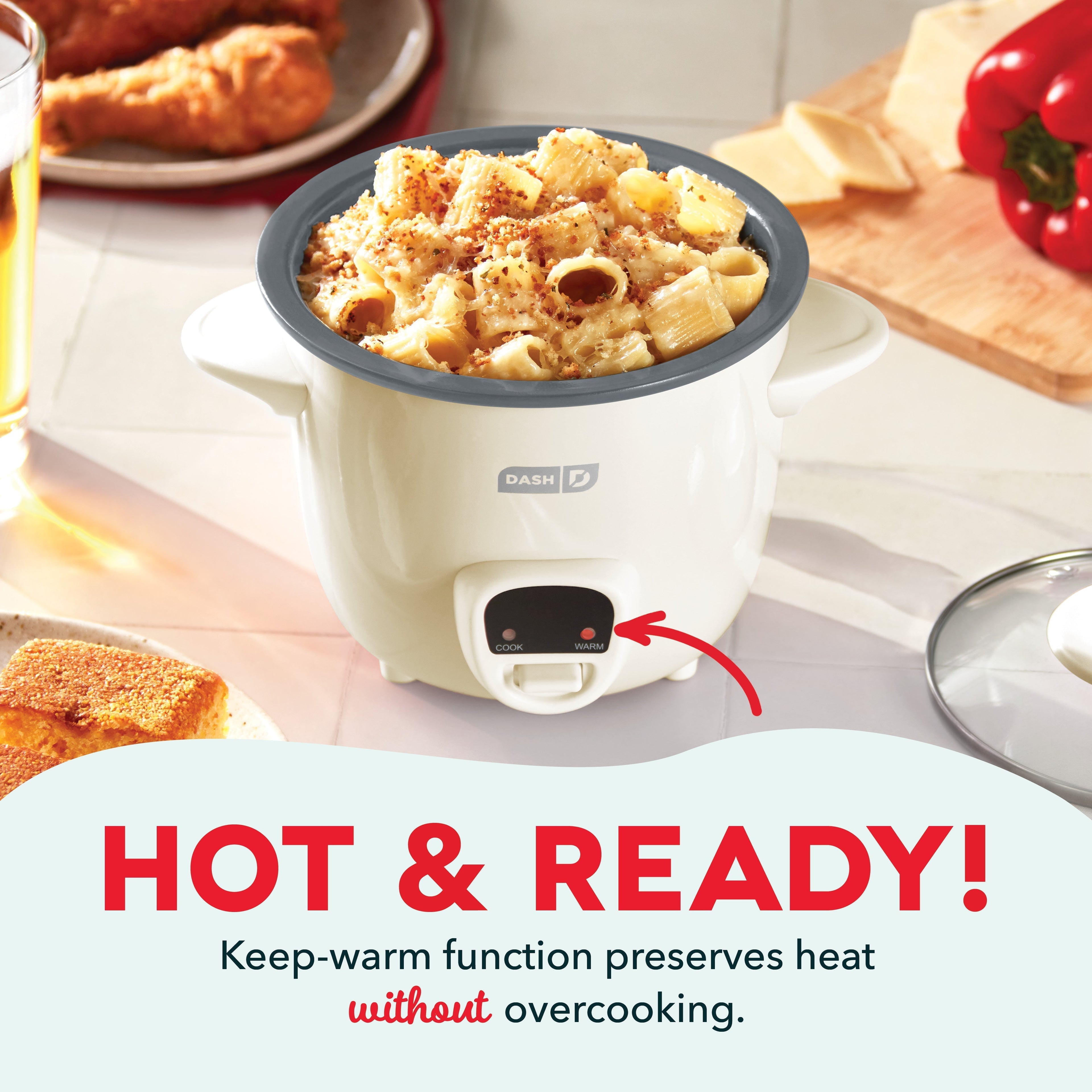 Mini Rice Cooker with Keep Warm W2