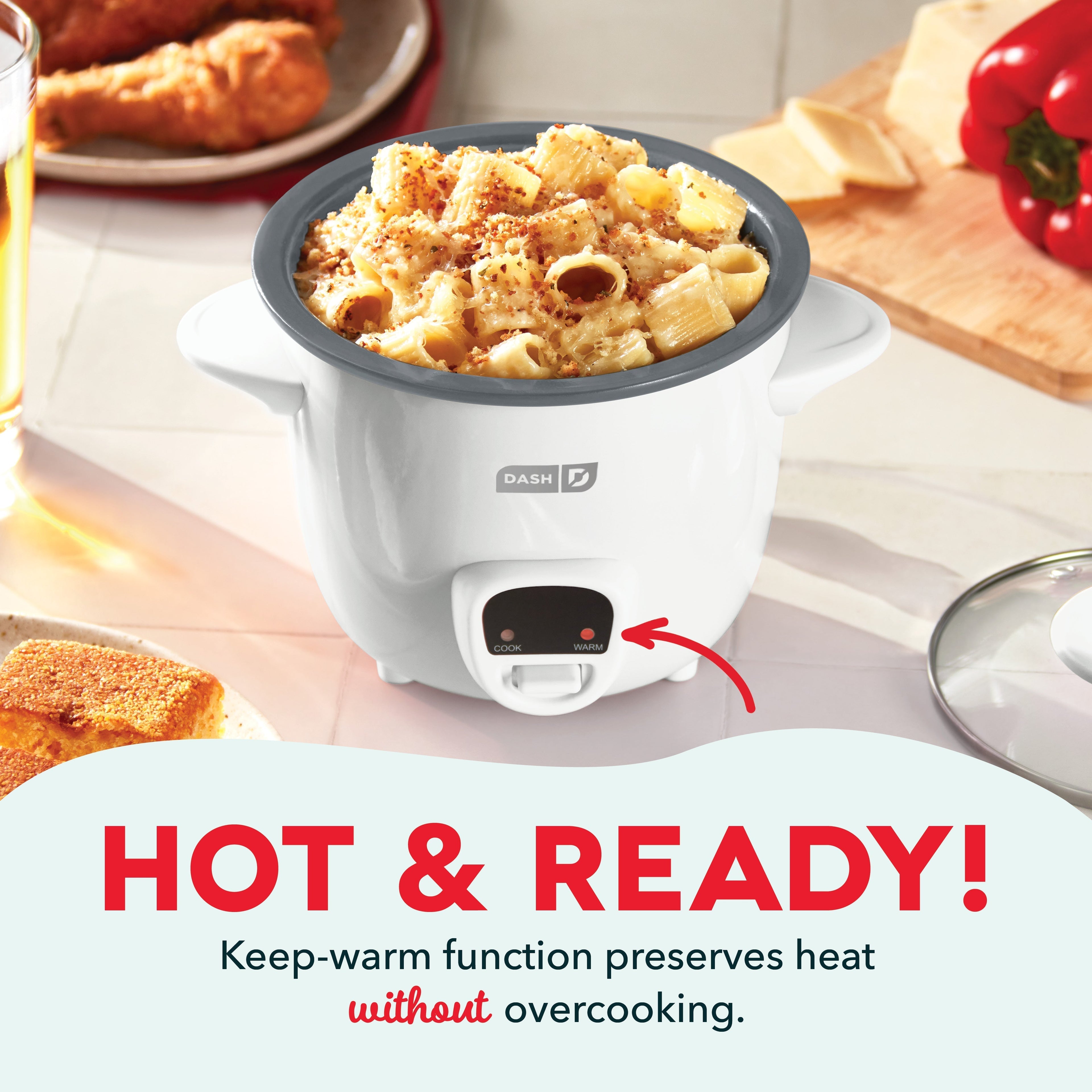 Mini Rice Cooker with Keep Warm W2