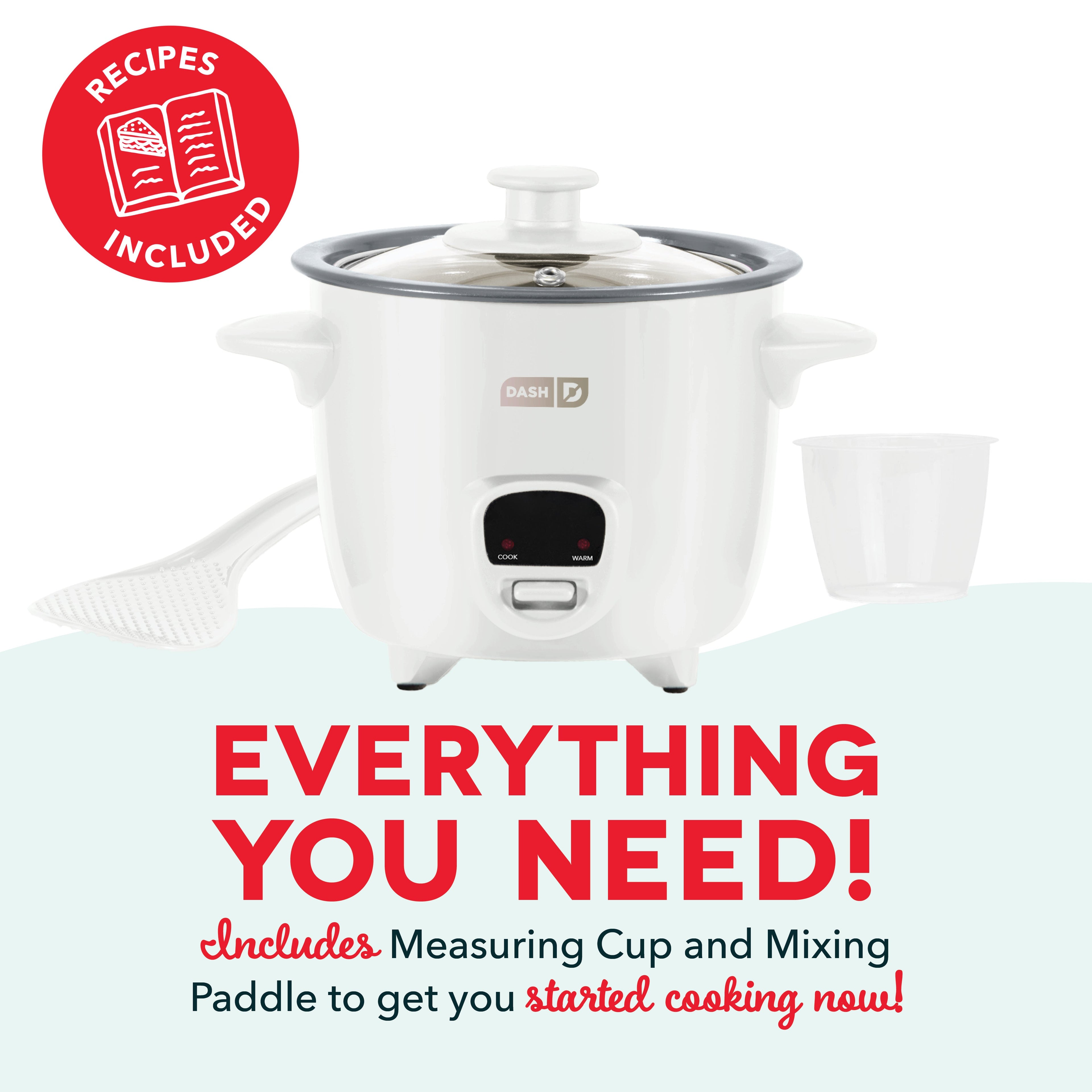 Mini Rice Cooker with Keep Warm W2