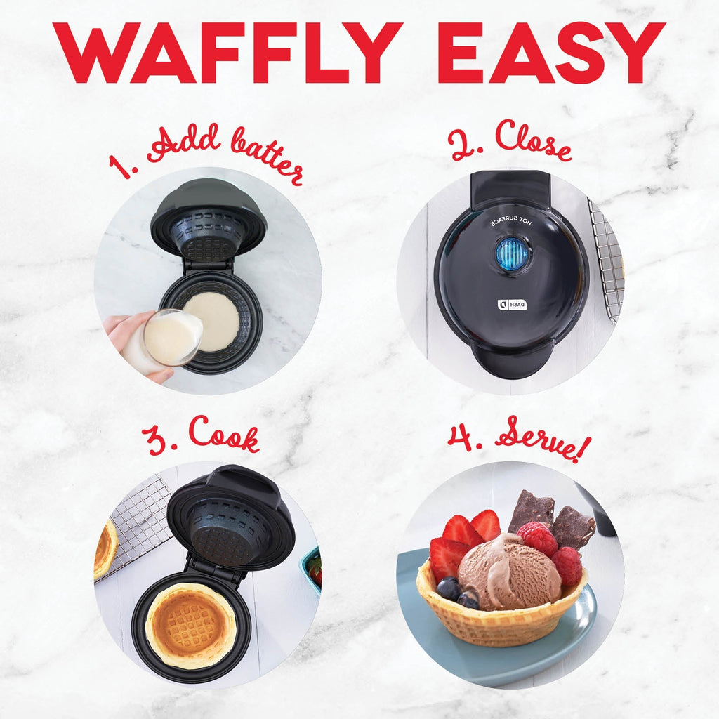 Mini Waffle Bowl Maker D2