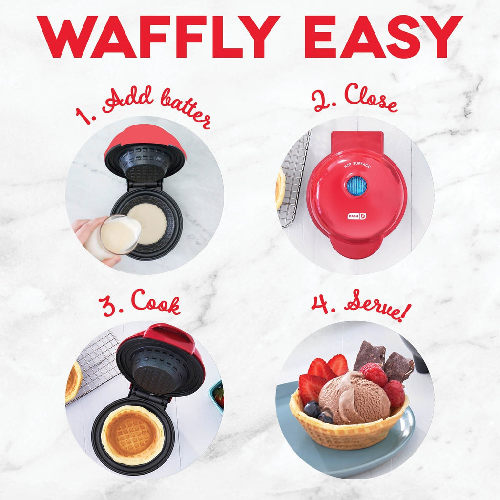 Mini Waffle Bowl Maker D2