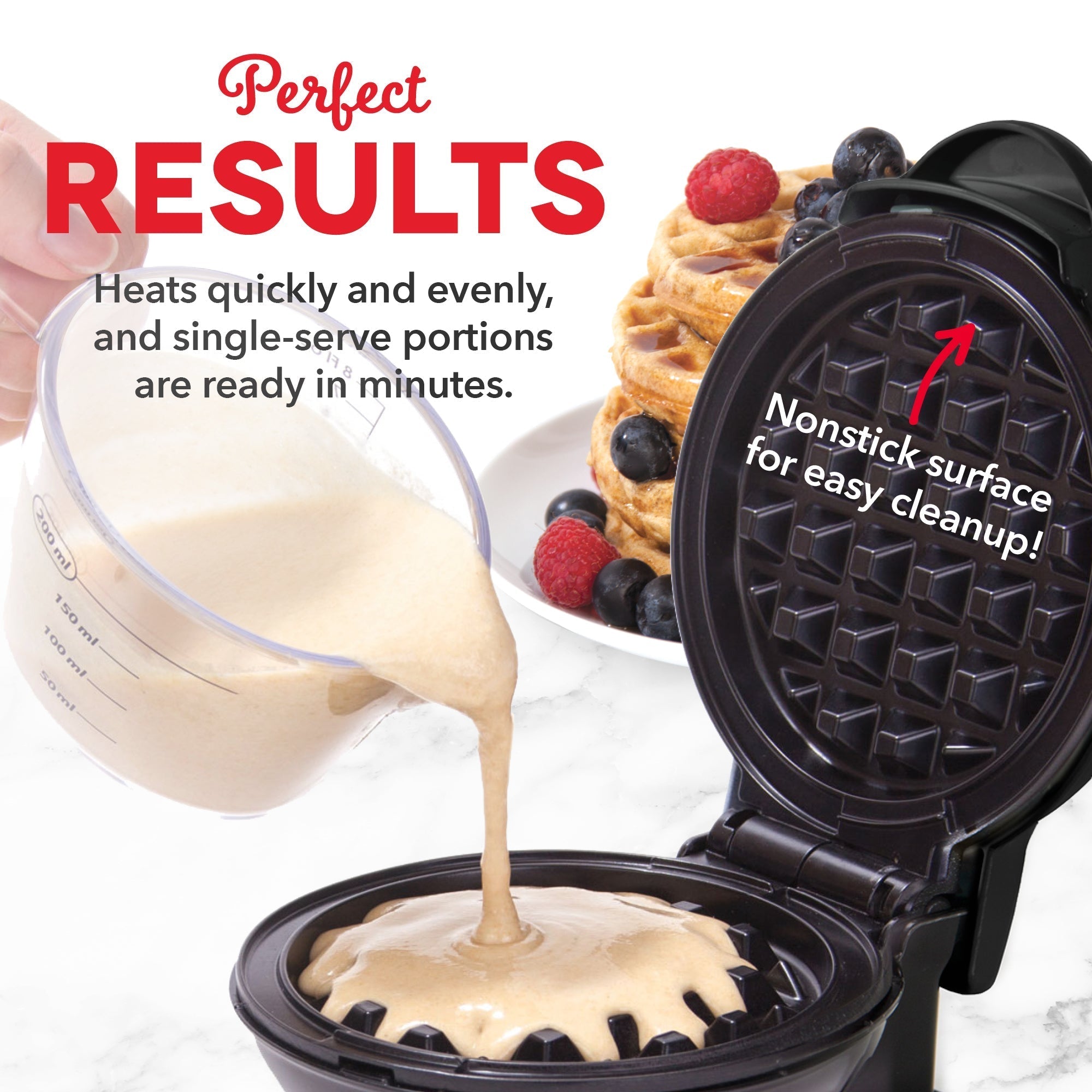 Mini Waffle Maker 2-Packs M5