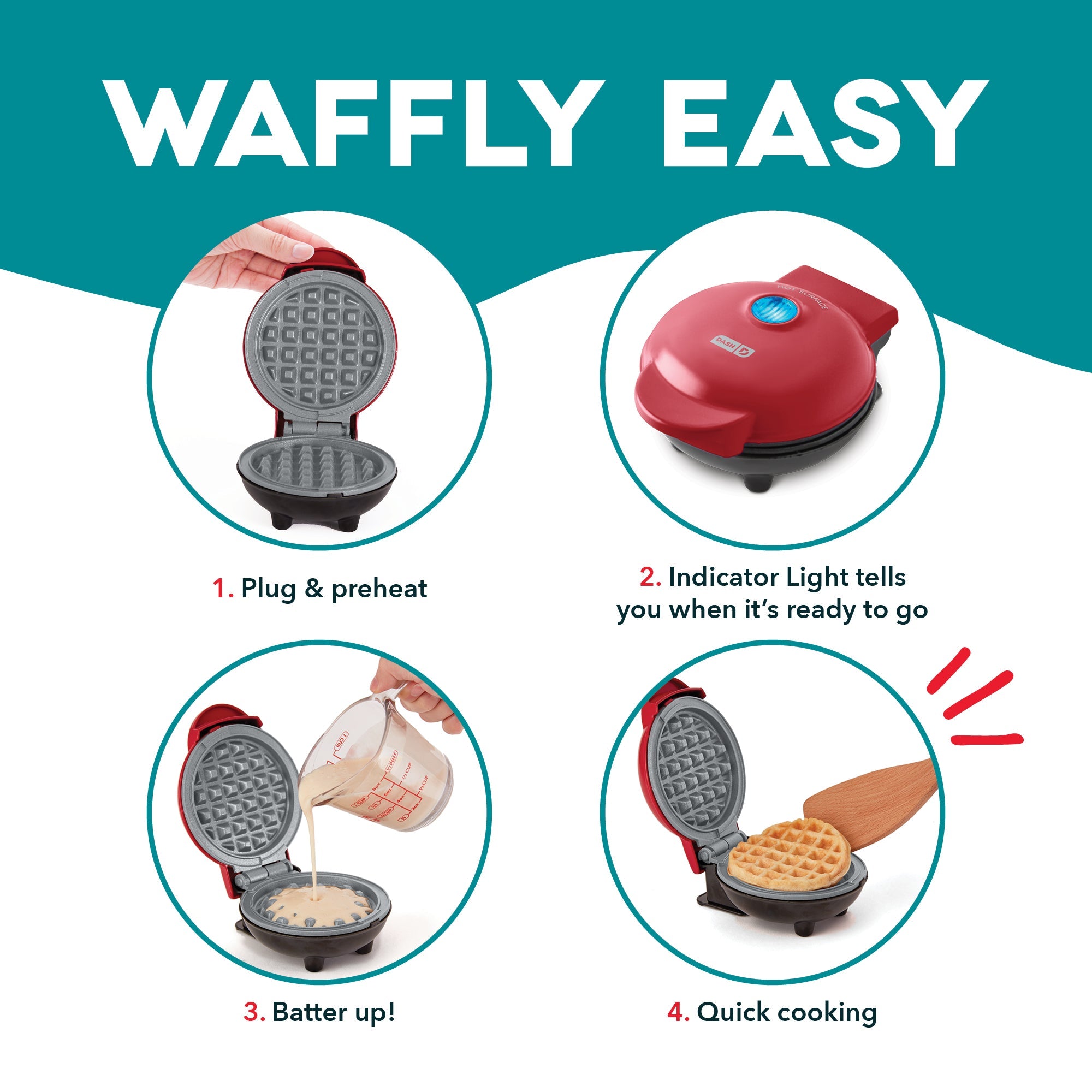 Moana Mini Waffle Maker S8