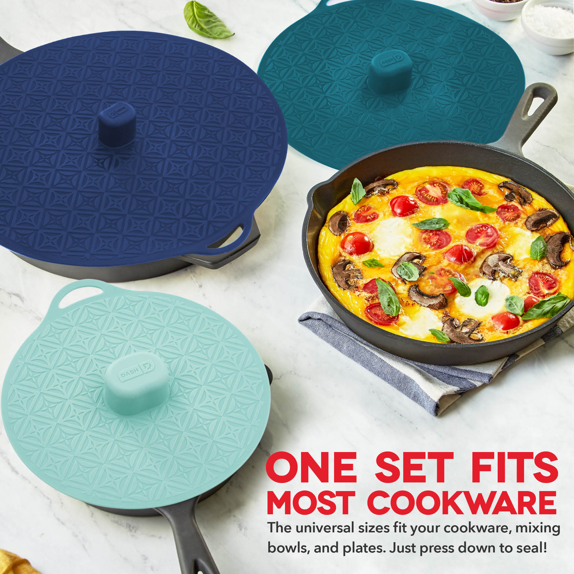 Multi-Function Silicone Lids W0