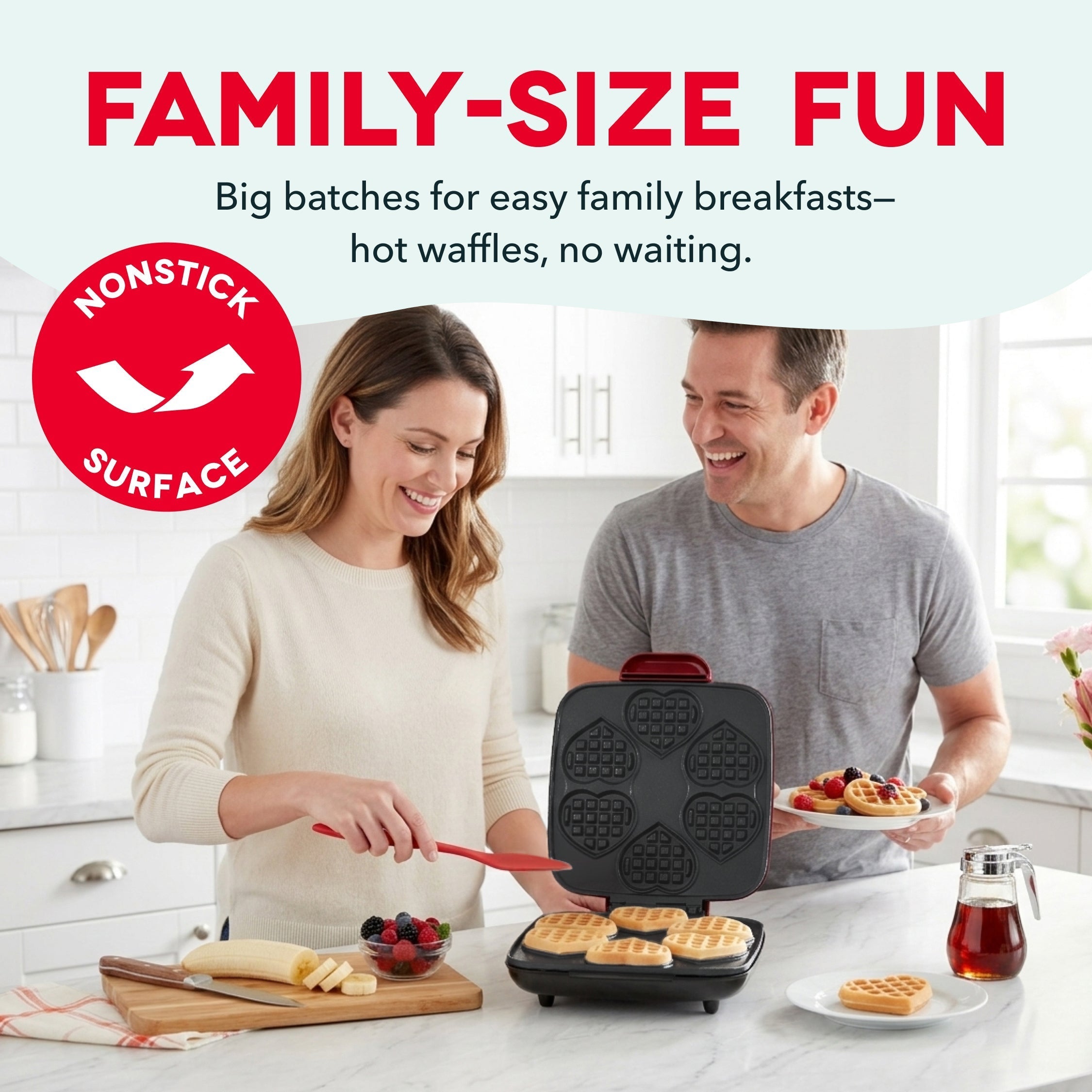 Multi Mini Heart Waffle Maker I4