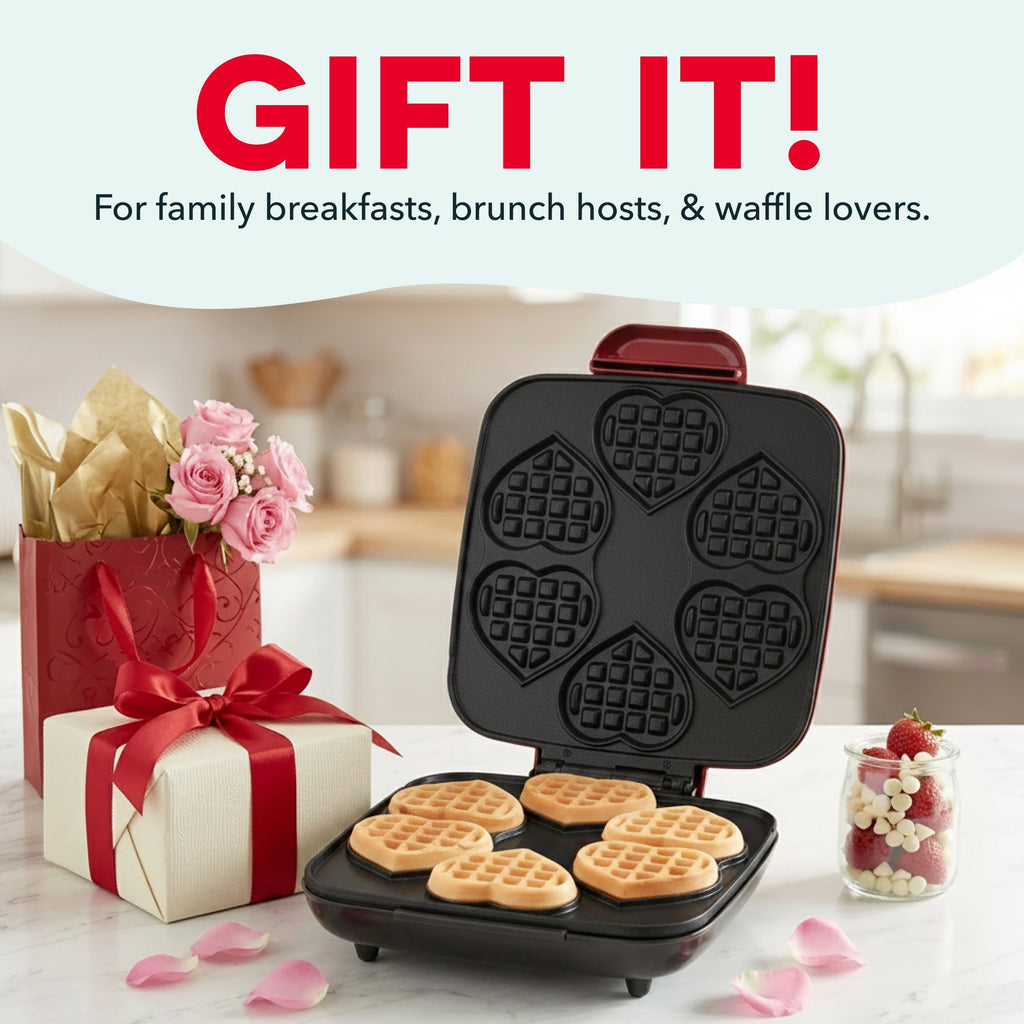 Multi Mini Heart Waffle Maker I4