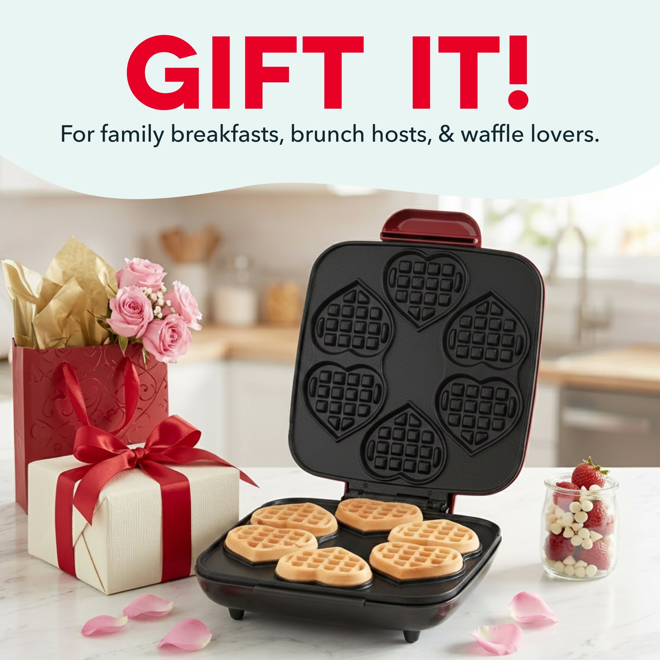 Multi Mini Heart Waffle Maker I4