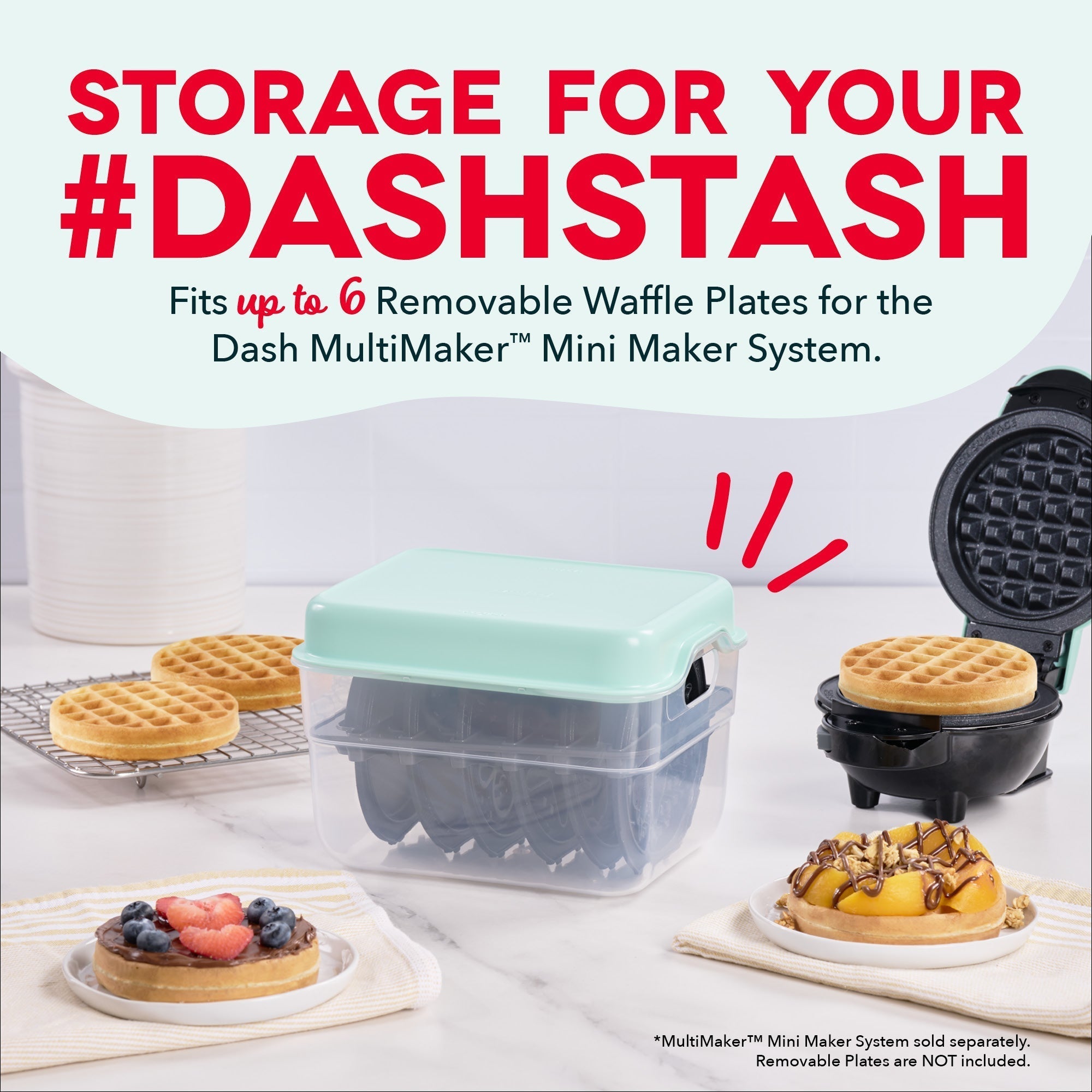 MultiMaker Mini System: Removable Plate Storage Case J6