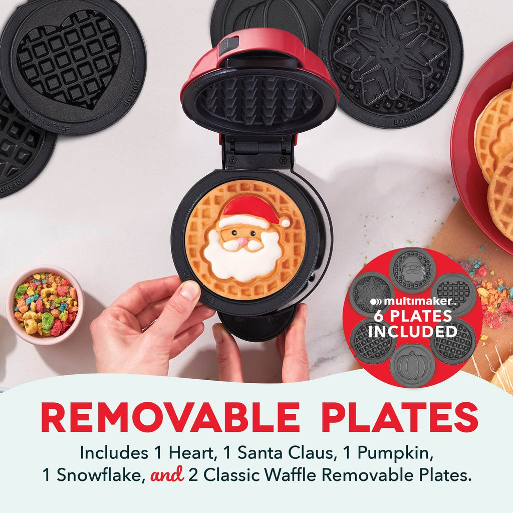 MultiMaker Mini System with Removable Plates: Waffle & Griddle G4