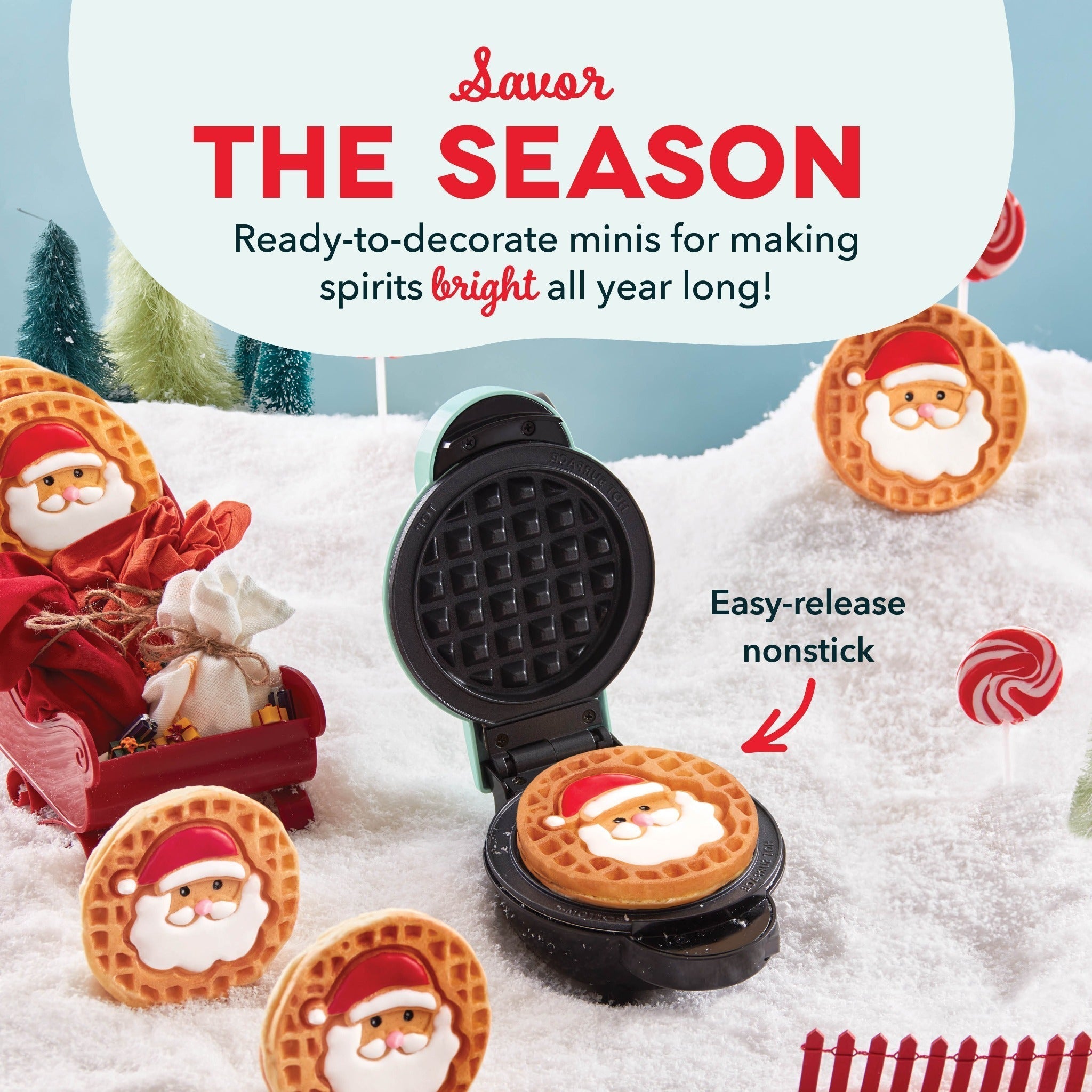 MultiMaker Mini System with Removable Plates: Waffle & Griddle G4