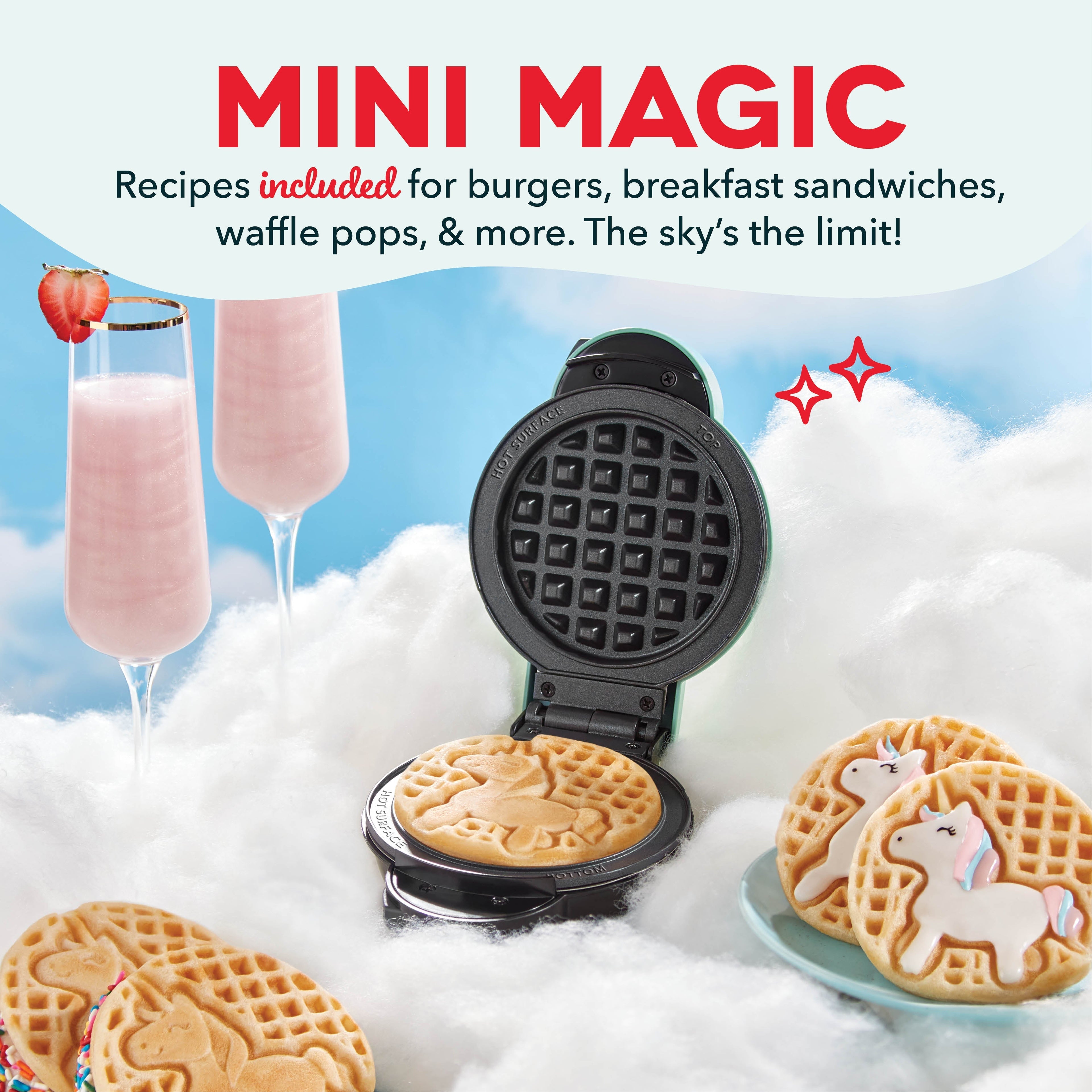 MultiMaker Mini System with Removable Plates: Waffle & Griddle G4