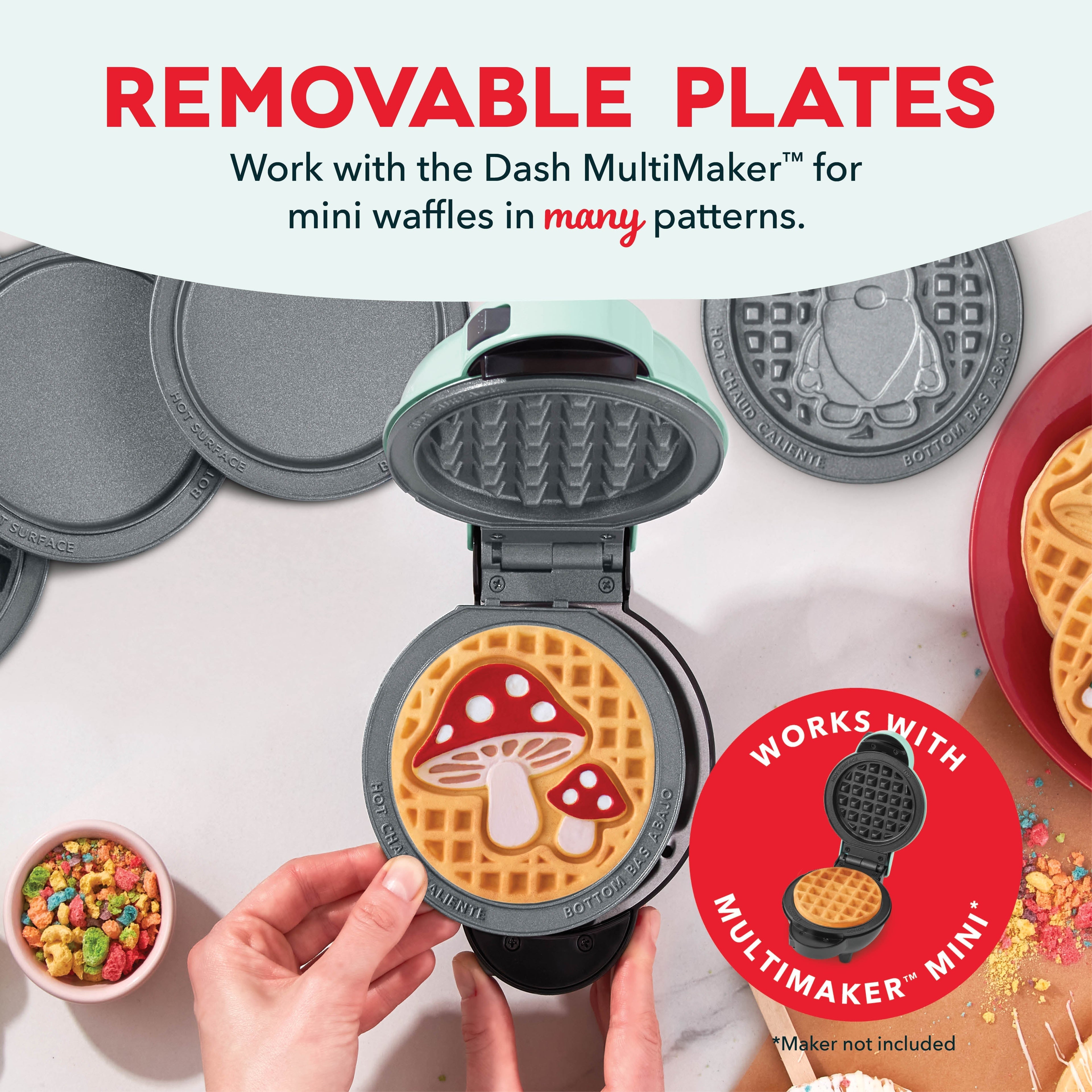 MultiMaker Mini System: Removable Plate Sets E2
