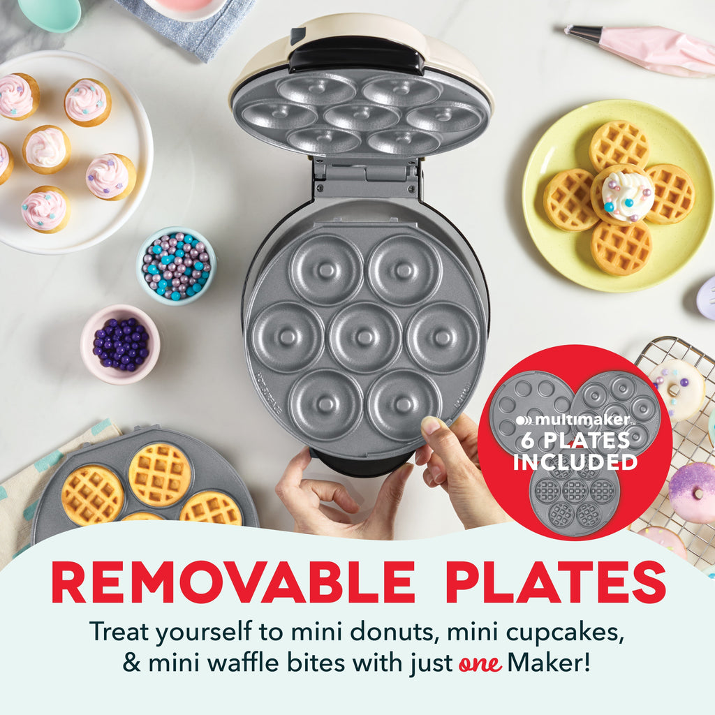 MultiMaker Treat Maker System: Waffle Bite, Mini Donut, Mini Cupcake E6