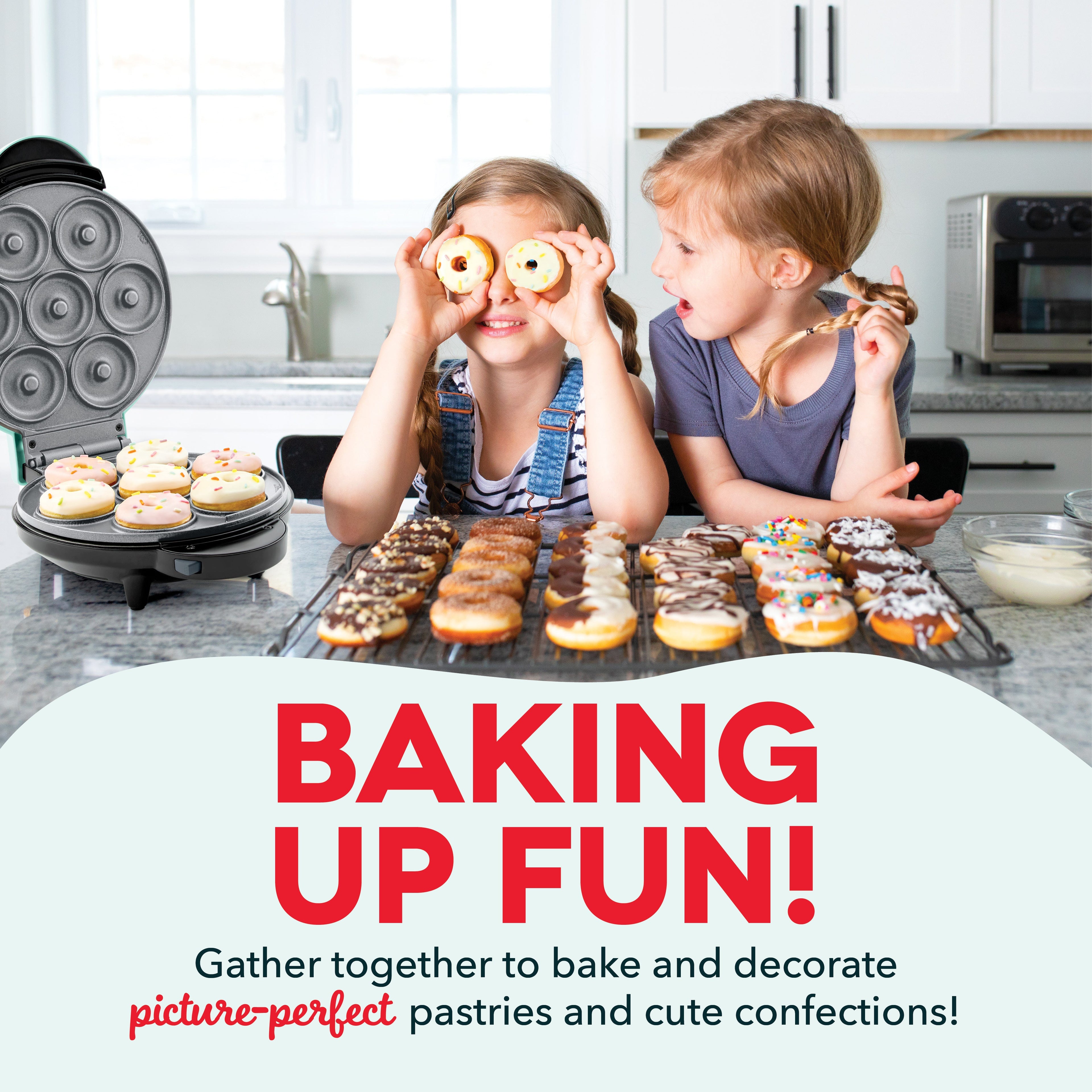 MultiMaker Treat Maker System: Waffle Bite, Mini Donut, Mini Cupcake E6