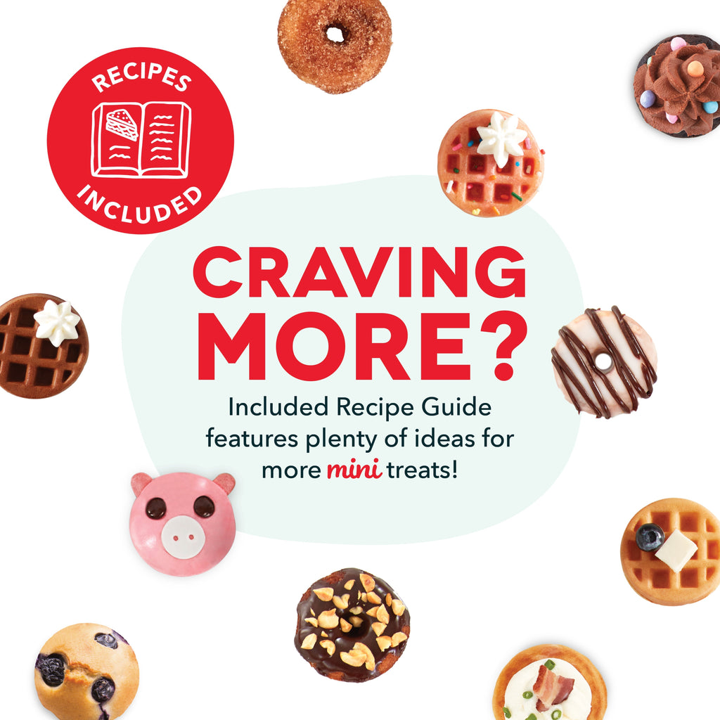 MultiMaker Treat Maker System: Waffle Bite, Mini Donut, Mini Cupcake E6
