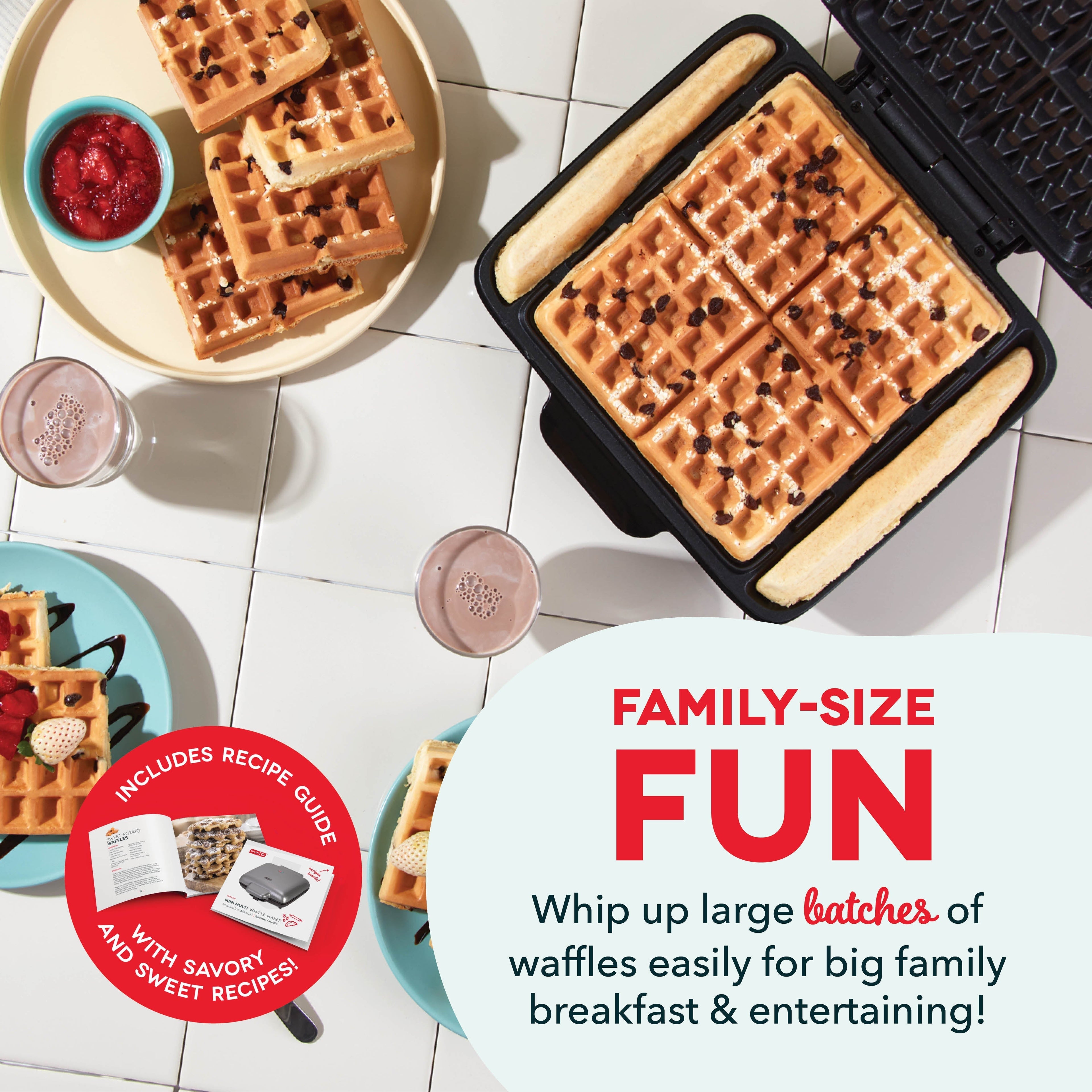 No-Drip Waffle Maker X3