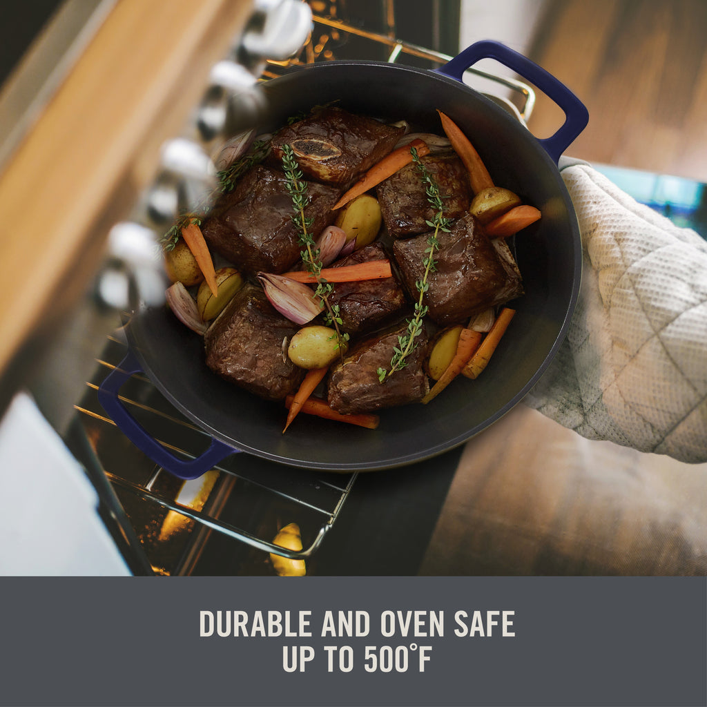 4.5 Qt. Nonstick Cast Iron Braiser K8