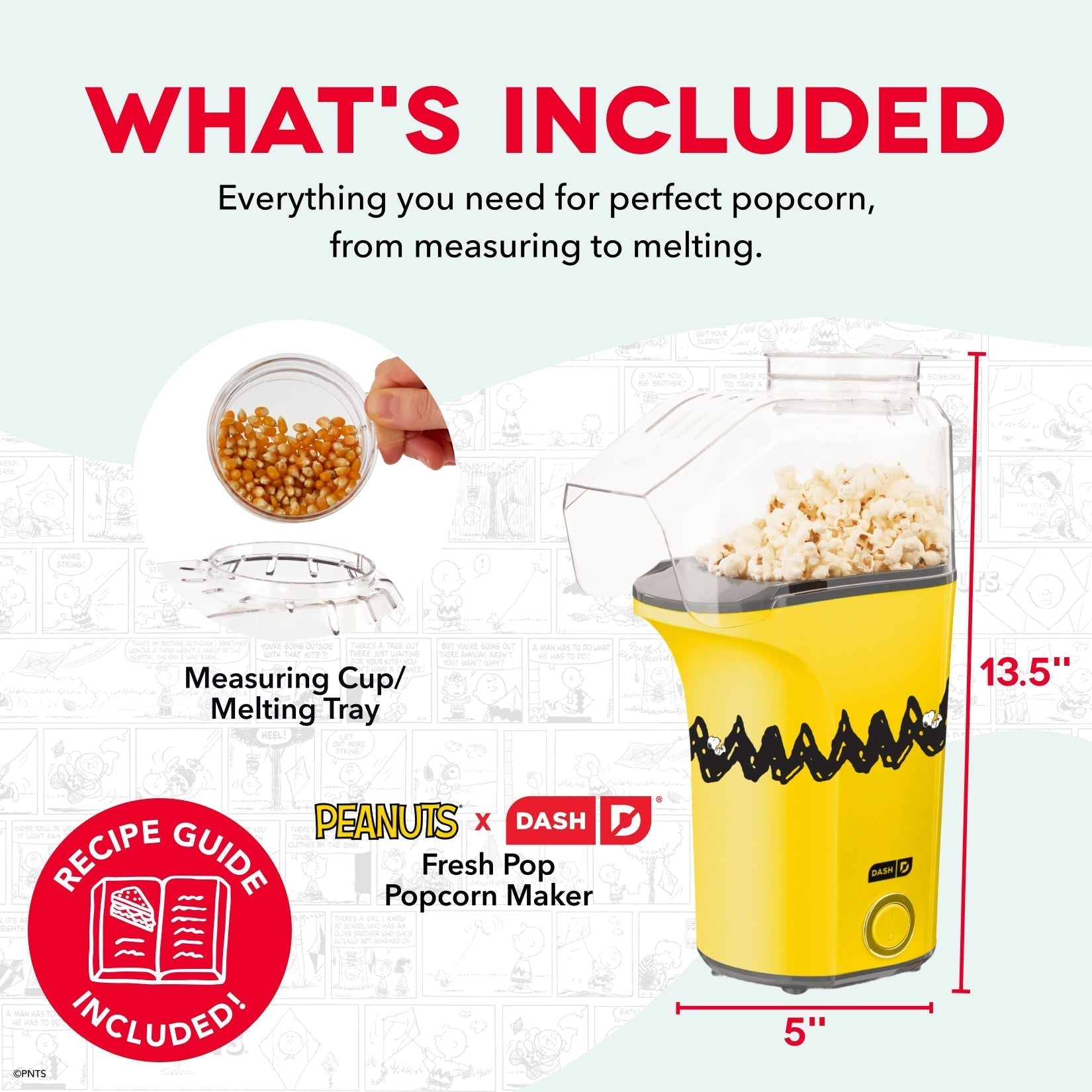 Peanuts Fresh Pop Popcorn Maker W3