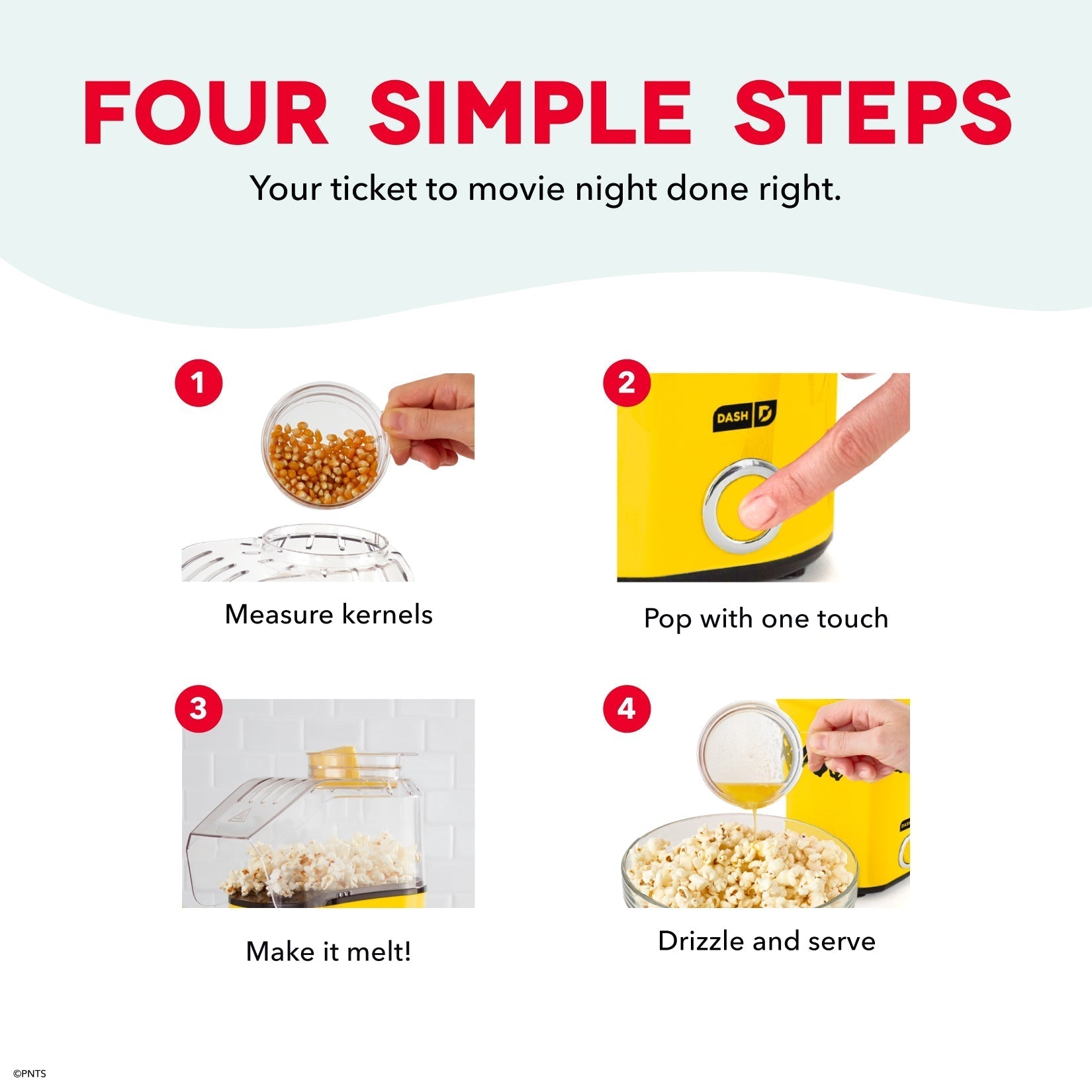 Peanuts Fresh Pop Popcorn Maker W3