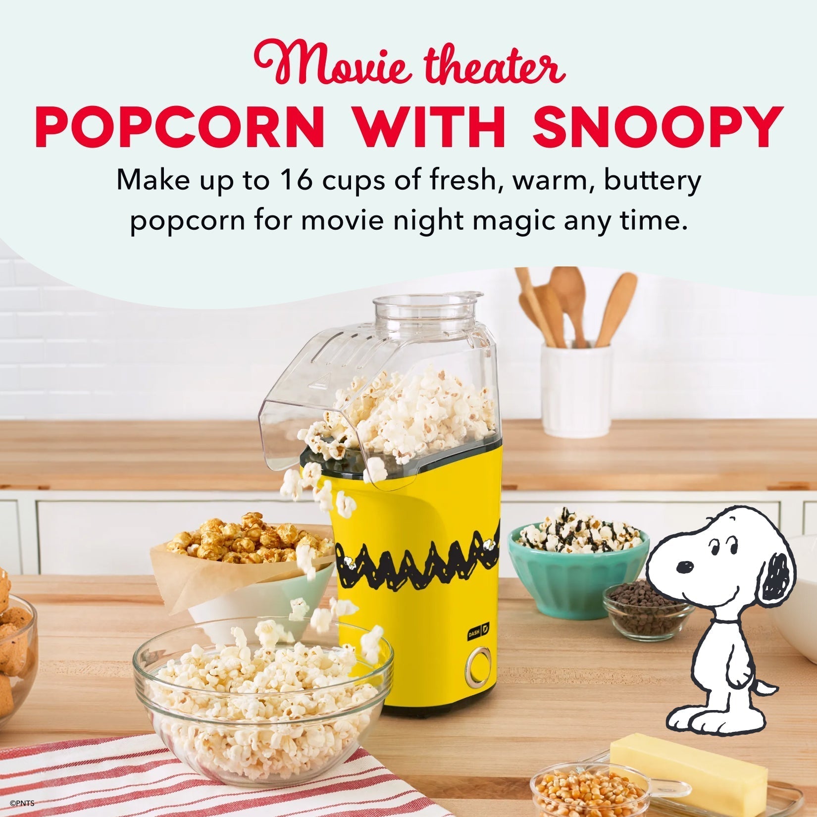 Peanuts Fresh Pop Popcorn Maker W3