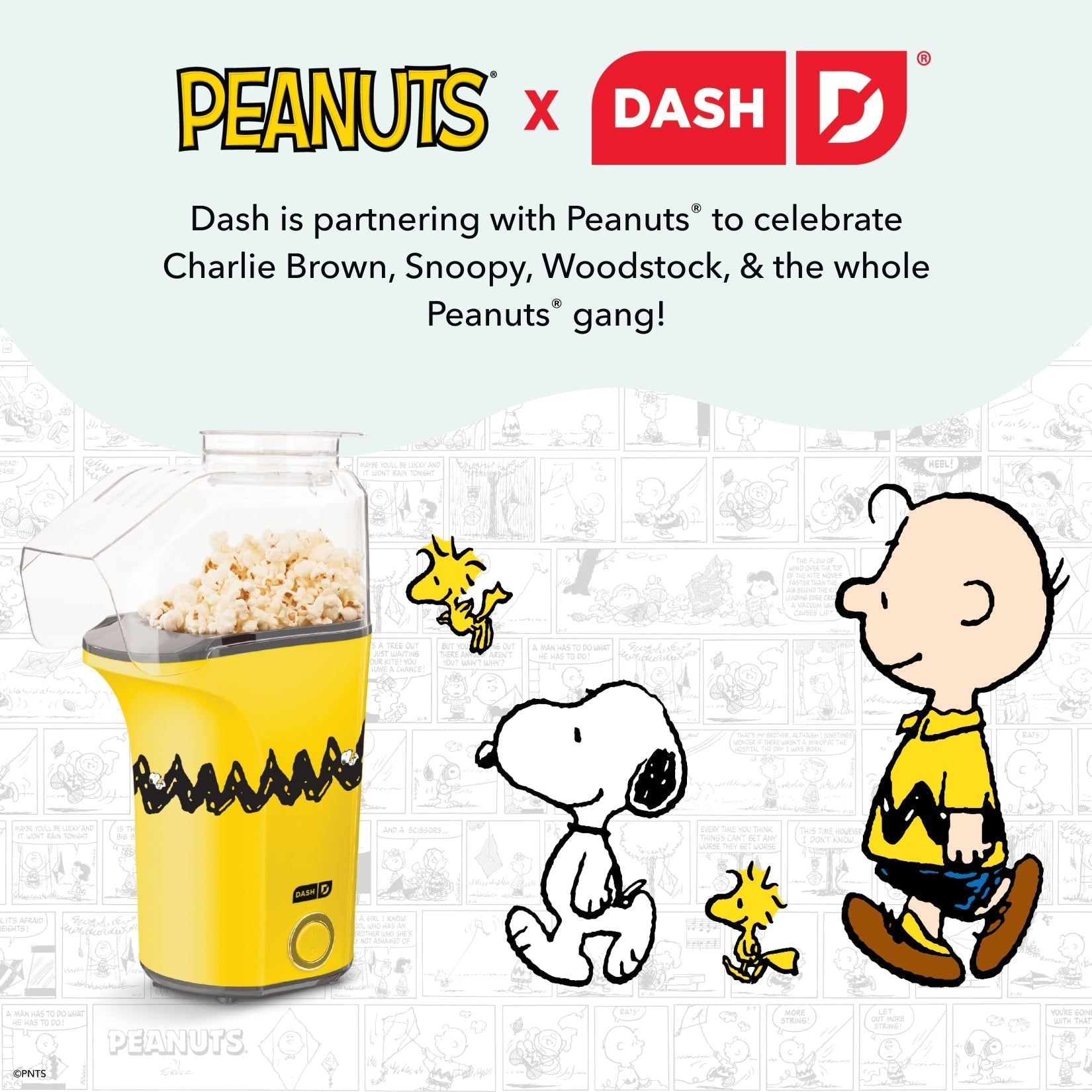 Peanuts Fresh Pop Popcorn Maker W3